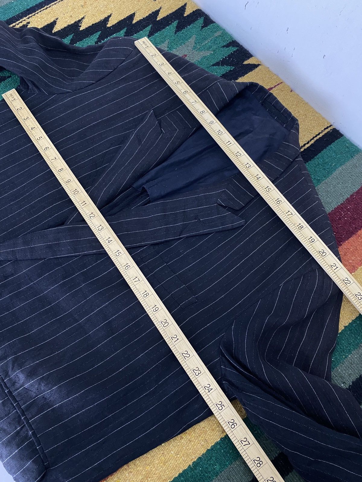 Comme des Garcons Homme Comme des Garcons Home Plus Pinstripe Oversized Jacket Size US M / EU 48-50 / 2 - 4 Thumbnail
