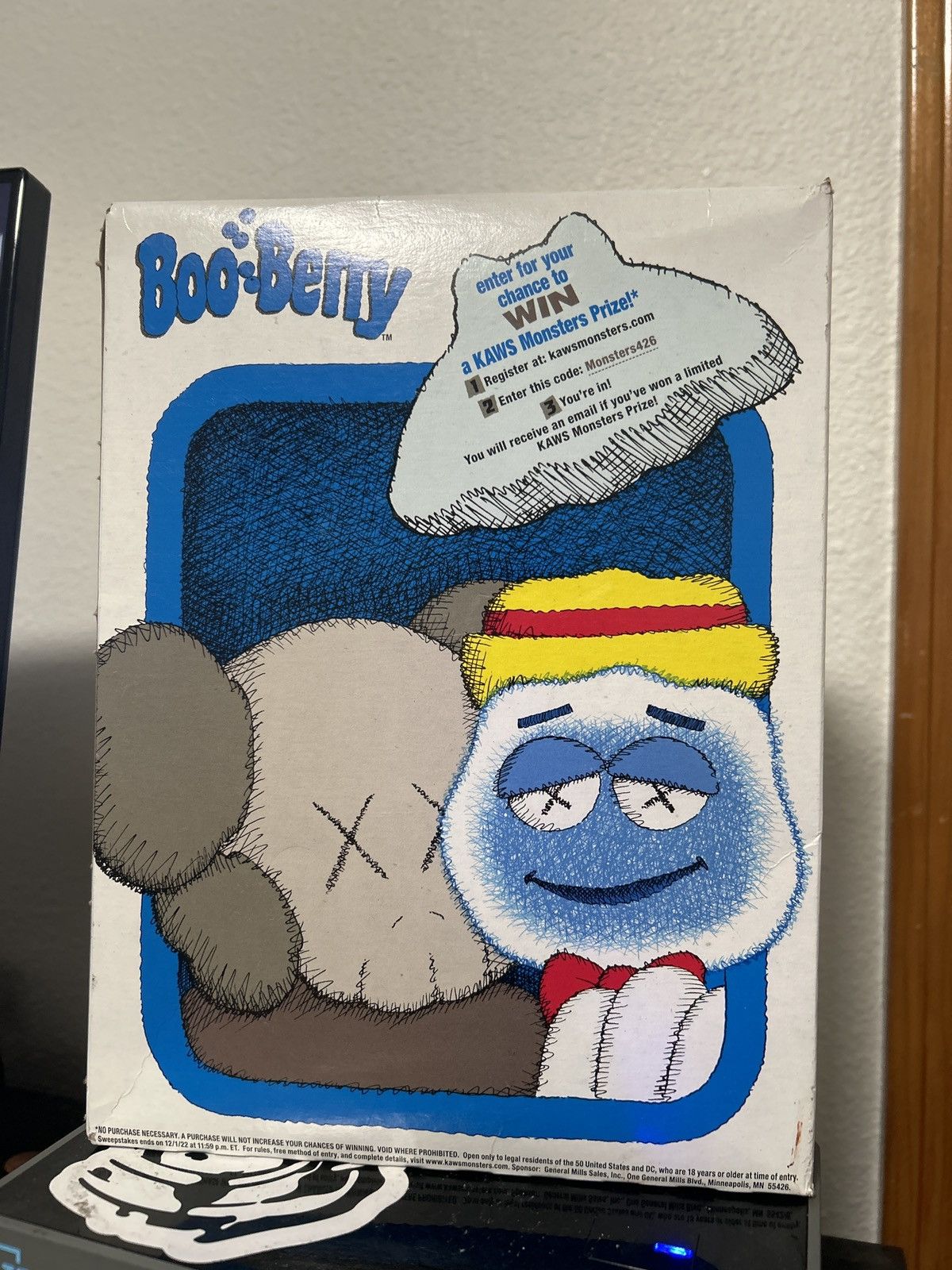Kaws factory-sealed KAWS x Boo Berry cereal box Size ONE SIZE - 1 Thumbnail