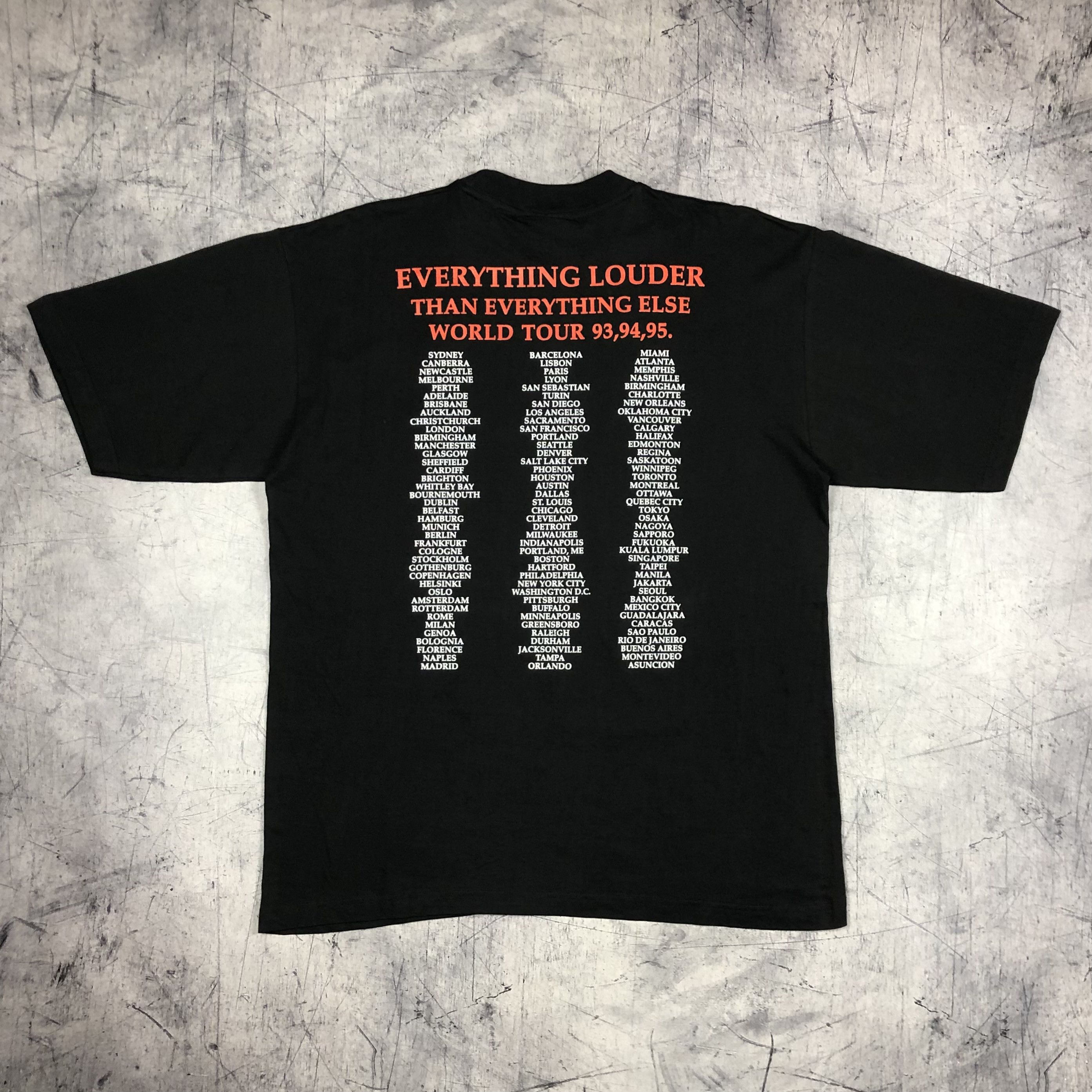 Band Tees 90s Meat Loaf World Tour Winterland Tee Size US XL / EU 56 / 4 - 12 Thumbnail