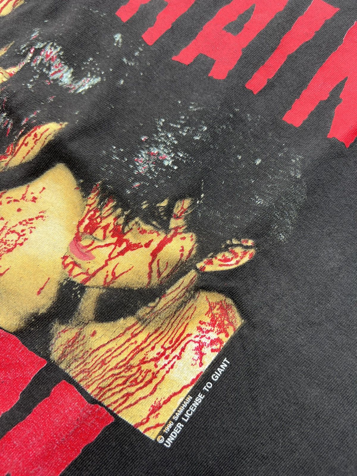 Band Tees VINTAGE BAND SAMHAIN INITIUM ALBUM 1990 Size US L / EU 52-54 / 3 - 4 Thumbnail