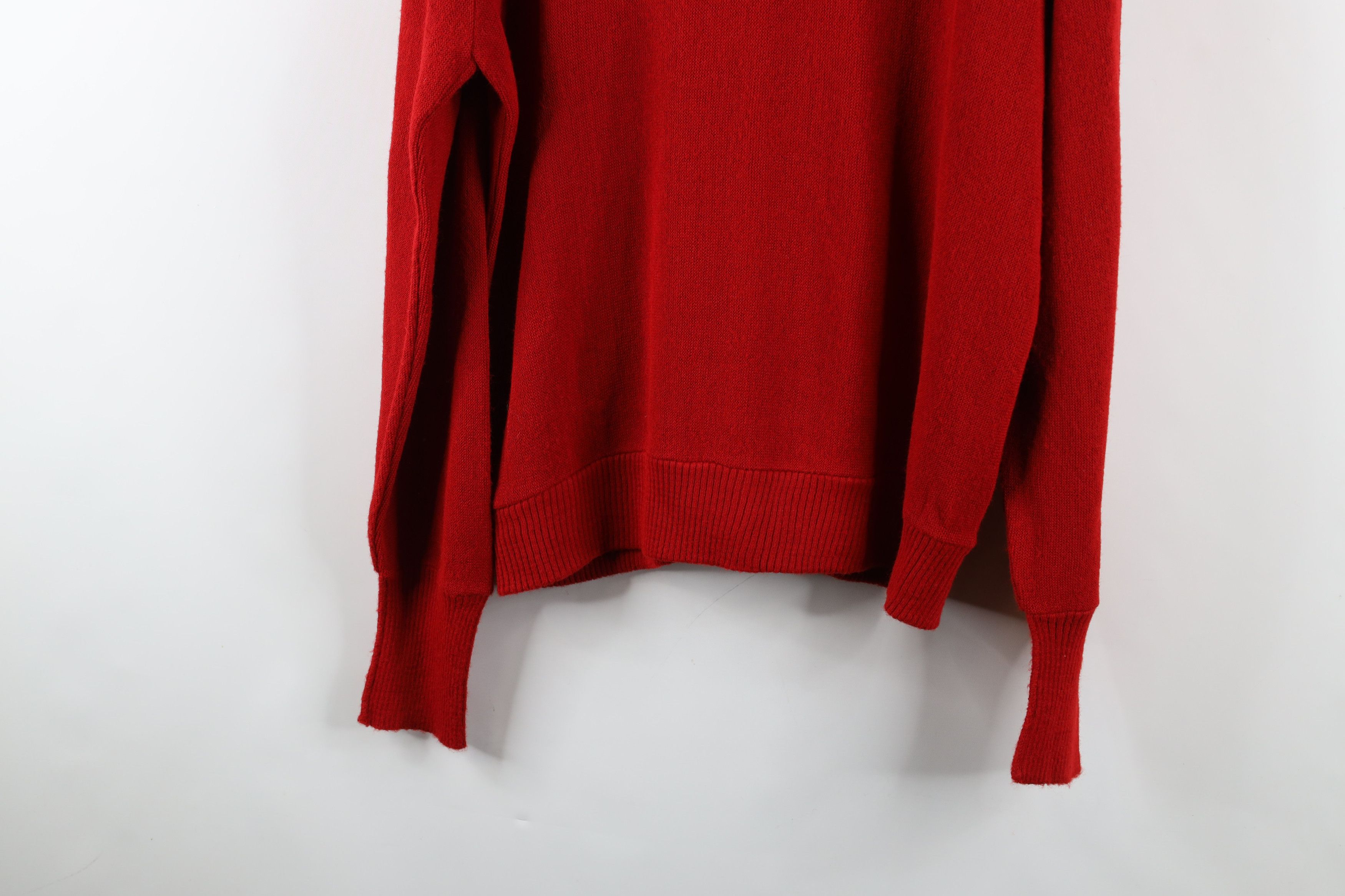 Vintage Vintage 70s Streetwear Faded Blank Knit Cardigan Sweater USA Size US L / EU 52-54 / 3 - 13 Thumbnail