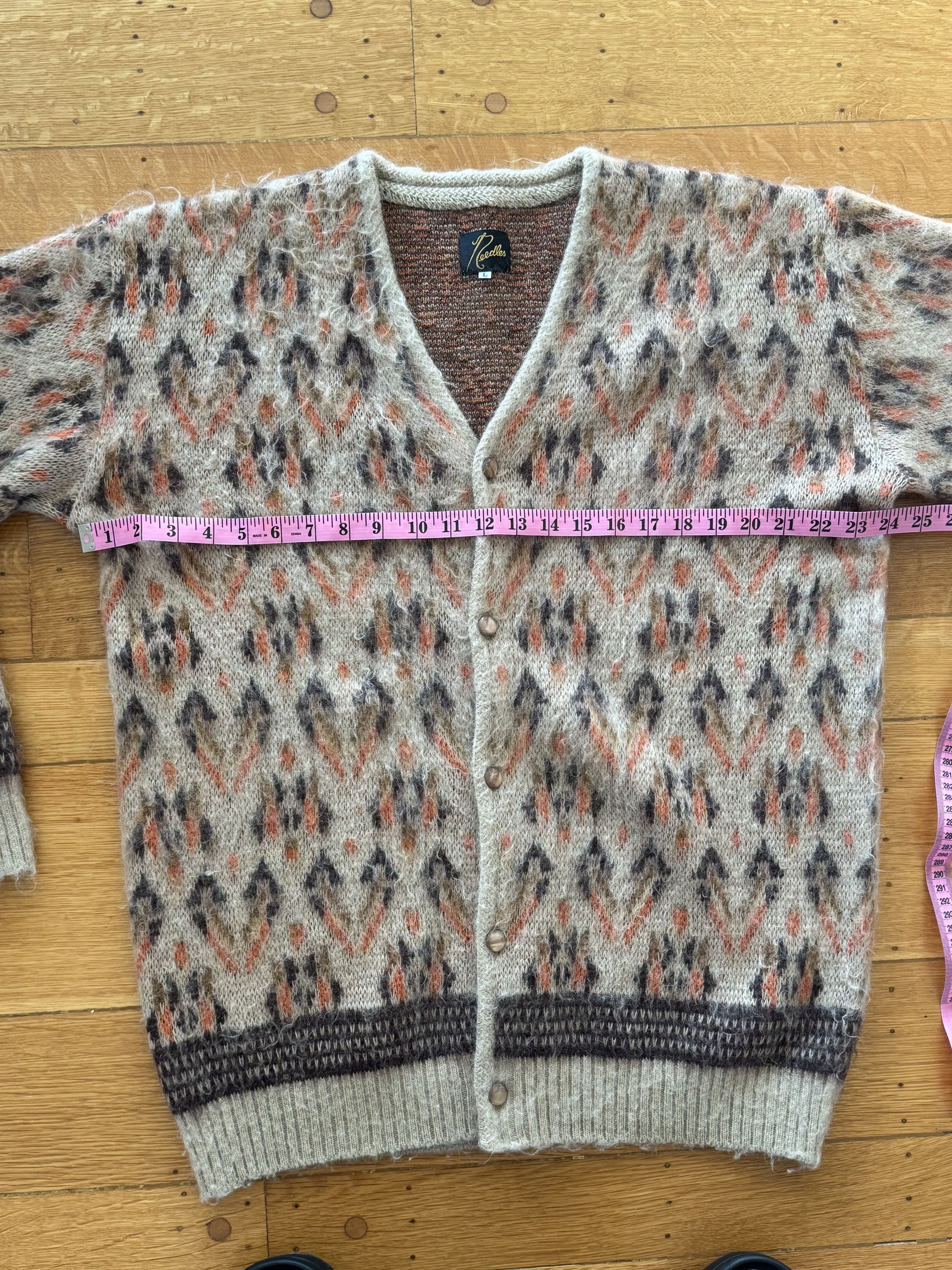 Mohair Cardigan Sweater