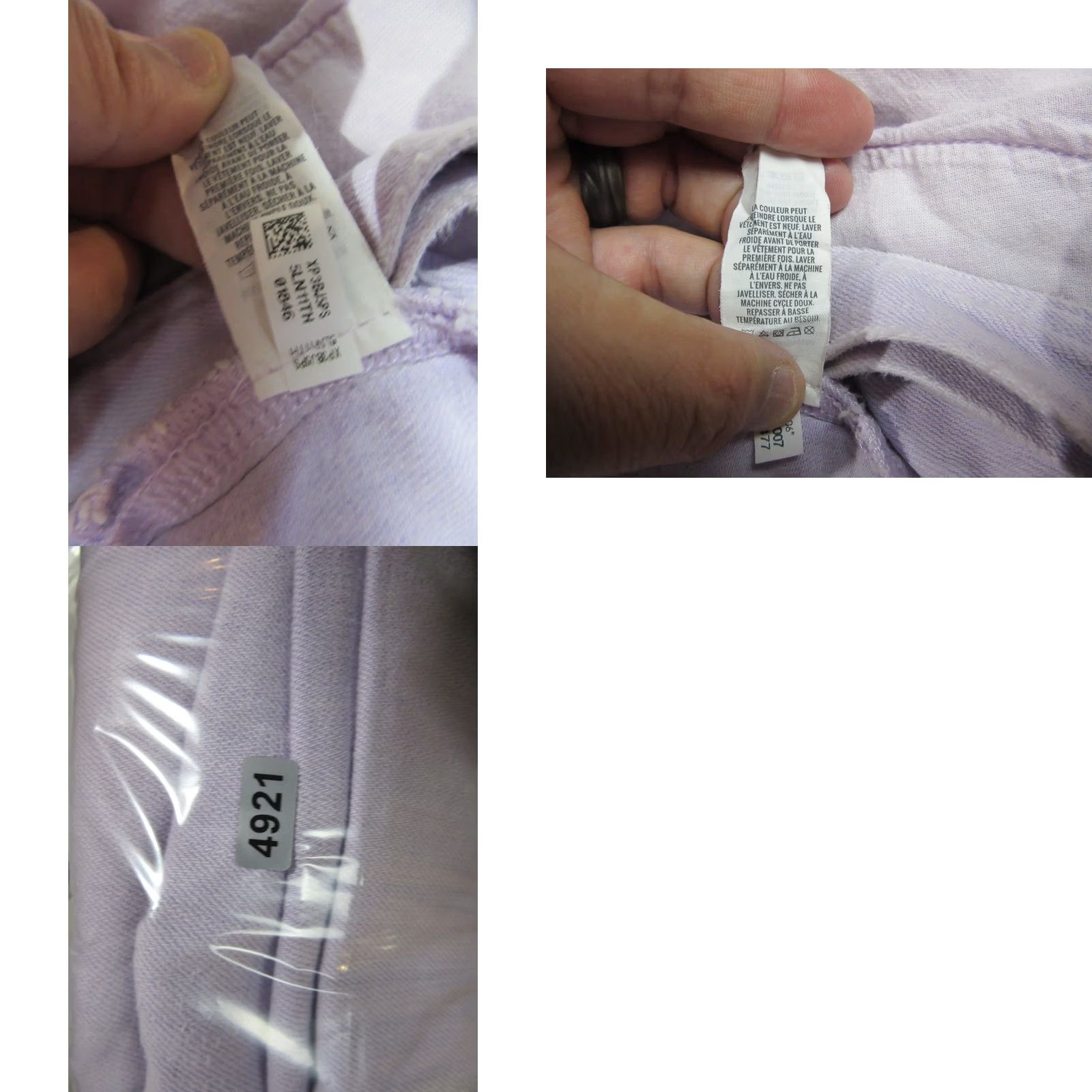 Vintage Aerie Overalls Women XL Purple Wide Leg Bib Outdoor Cute lookin' rly Imo Size 40" / US 18 - 10 Thumbnail