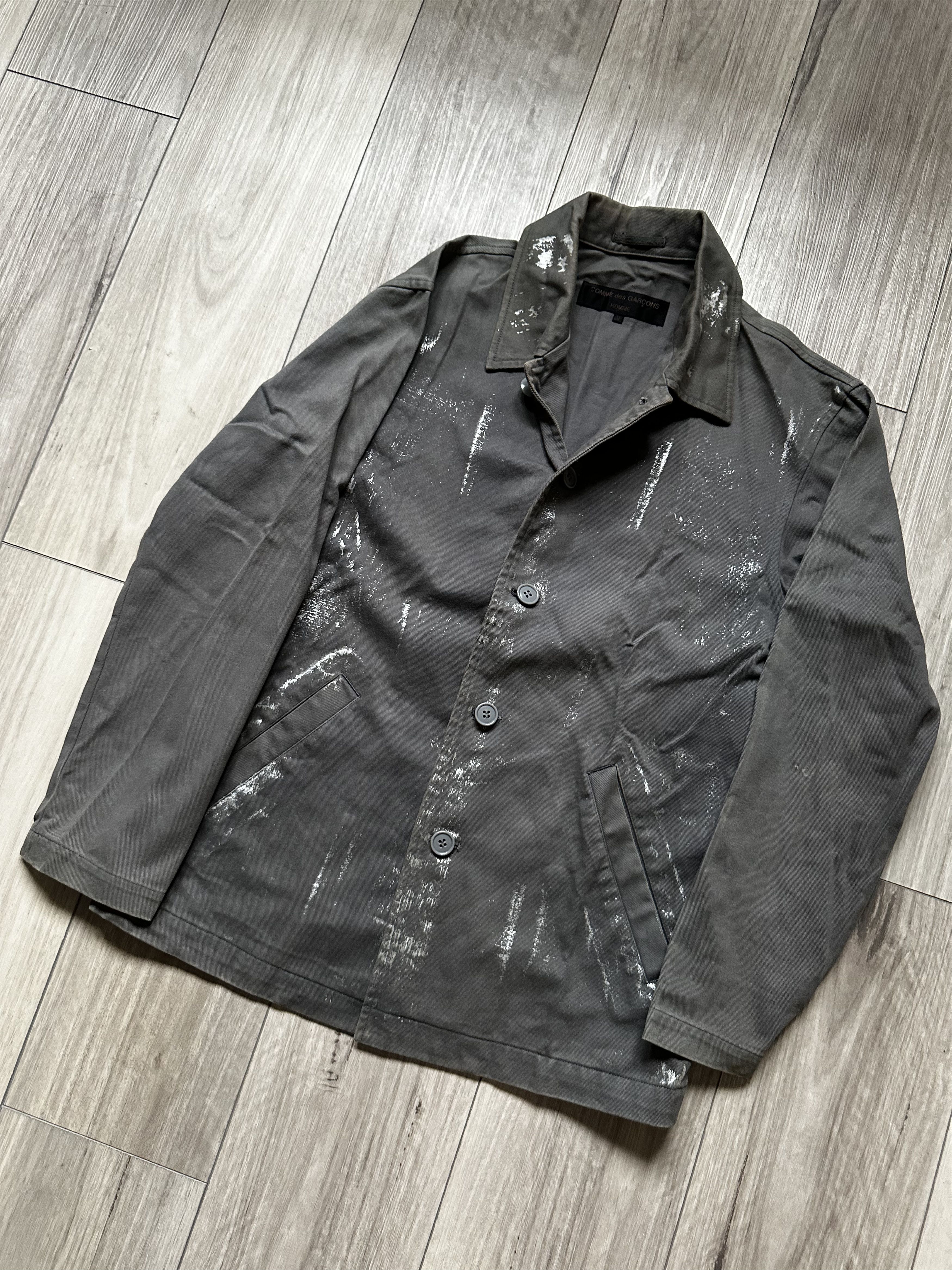 Comme des Garcons Homme COMME des GARÇONS AD 2002 Painter Work Jacket Size US L / EU 52-54 / 3 - 4 Thumbnail