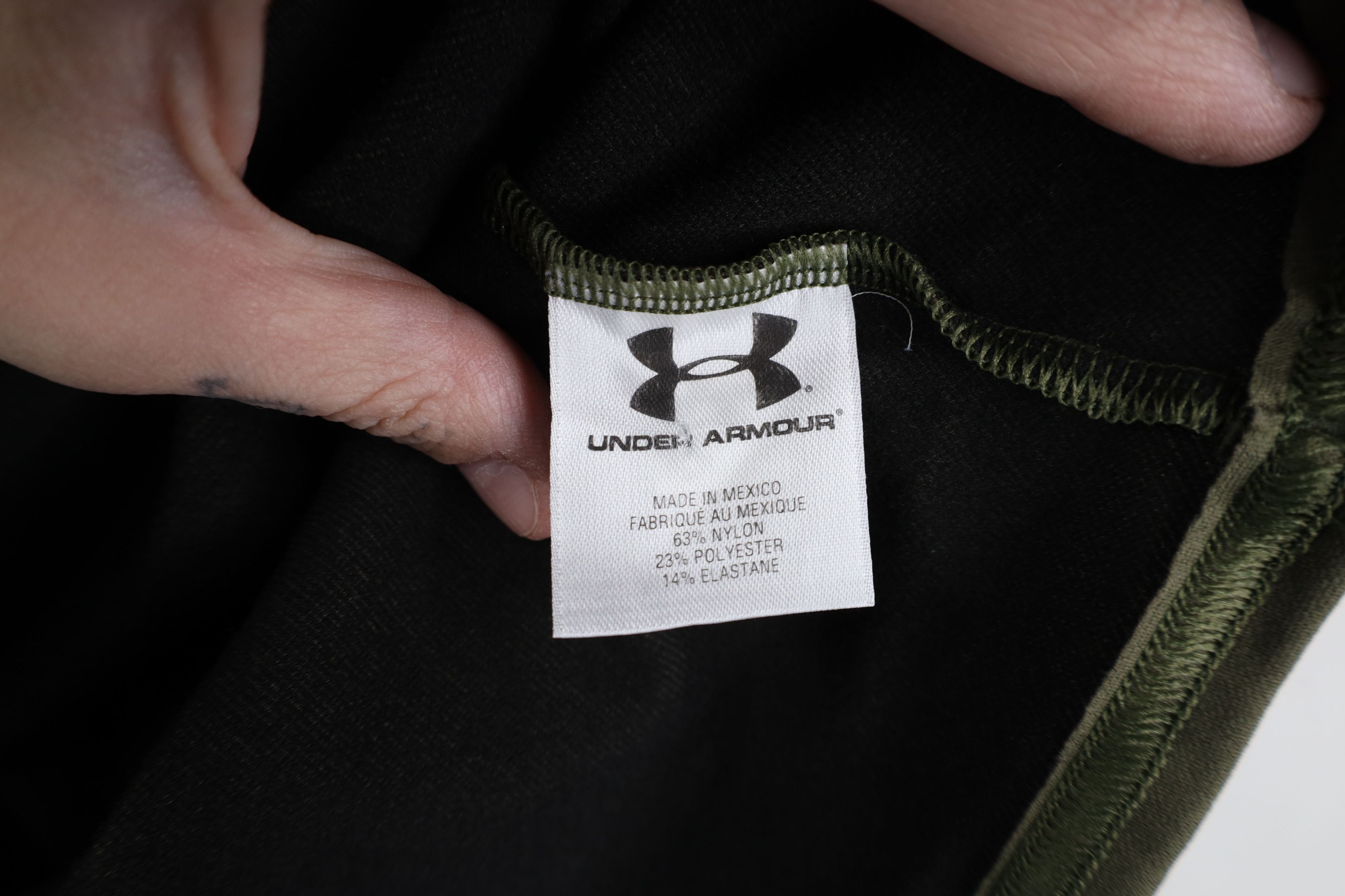 Under Armour Vintage Under Armour Compression Mock Neck T-Shirt Green Size US XL / EU 56 / 4 - 9 Thumbnail