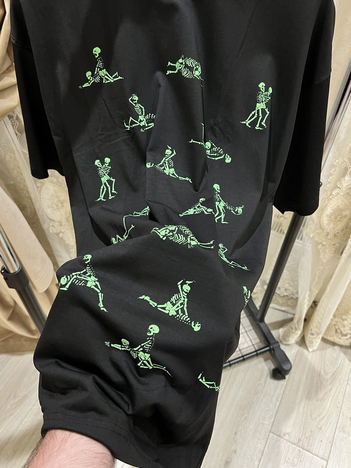Band Tees 🩸RARE🩸Vintage 90s Sex Skeleton Skull Sex Position T Shirt Size US XL / EU 56 / 4 - 5 Thumbnail
