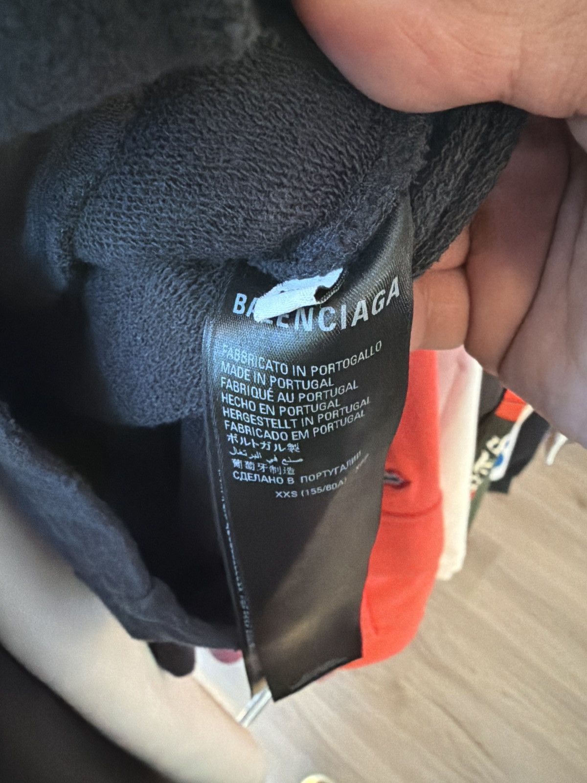 Balenciaga Balenciaga Logo Embroidered Black Size US 34 / EU 50 - 6 Thumbnail