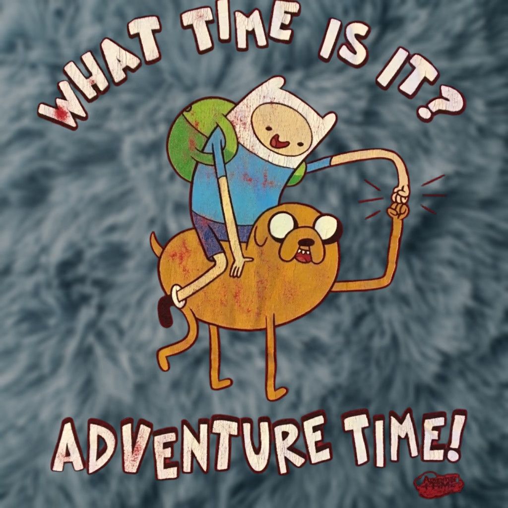Vintage Vtg Adventure Time Faded Cartoon Network Promo Shirt M L TV Movie Grunge Y2K Size US M / EU 48-50 / 2 - 1 Thumbnail