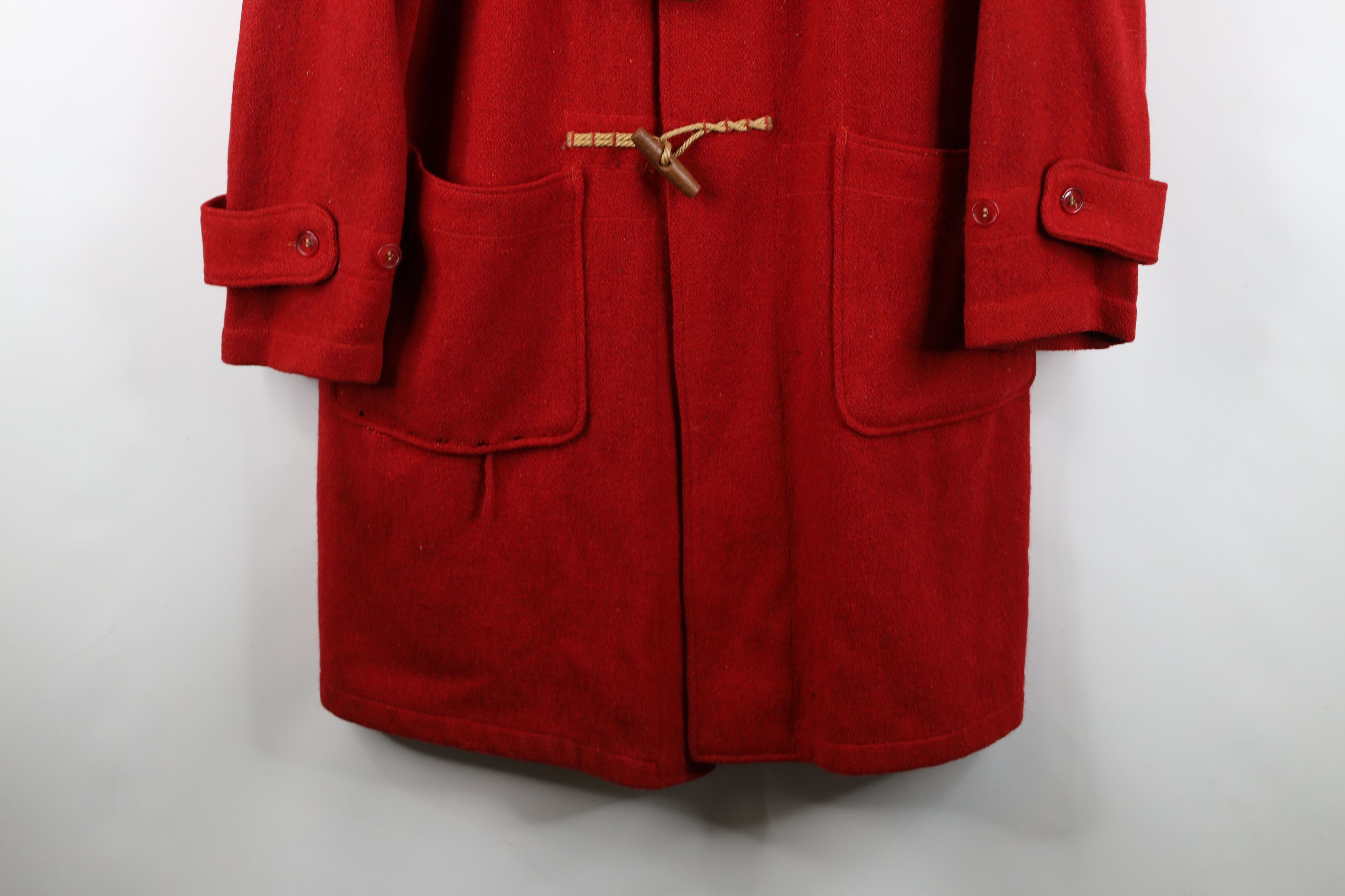 Vintage Vintage 50s Streetwear Toggle Button Hooded Parka Jacket USA Size US XXL / EU 58 / 5 - 4 Thumbnail