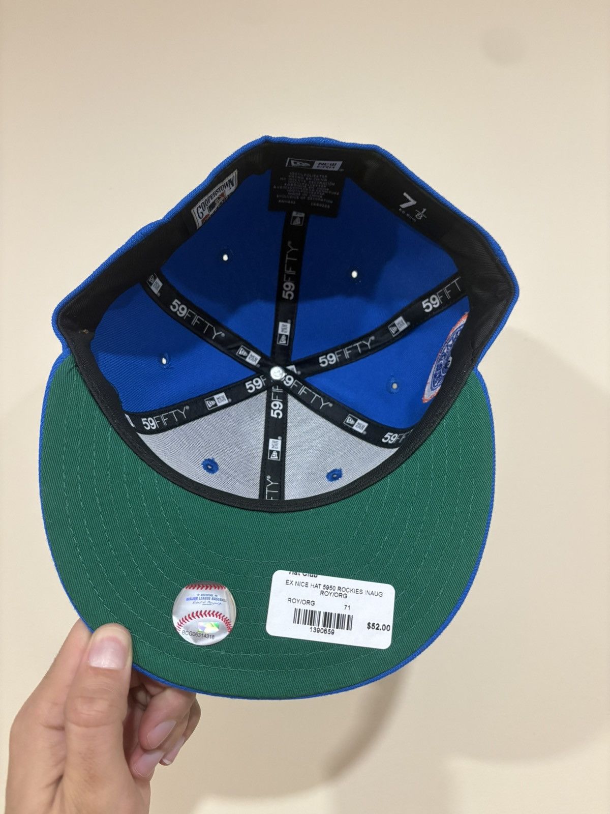 Hat Club HatClub EXCLUSIVE 59Fifty COLORADO ROCKIES INAUG YEAR FITTED Size ONE SIZE - 3 Thumbnail