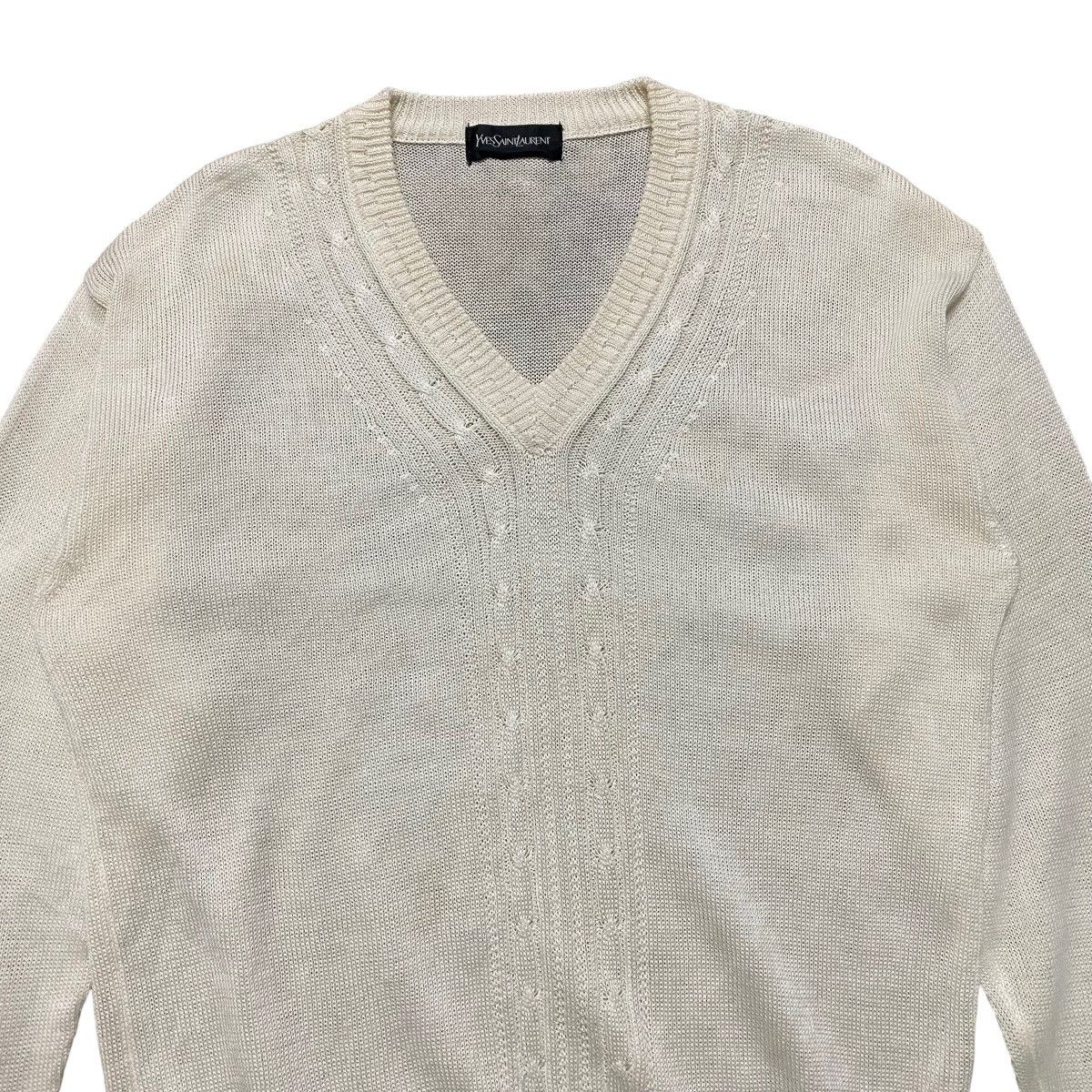 Yves Saint Laurent Vintage Yves Saint Laurent Wool Knitwear Size M / US 6-8 / IT 42-44 - 2 Thumbnail
