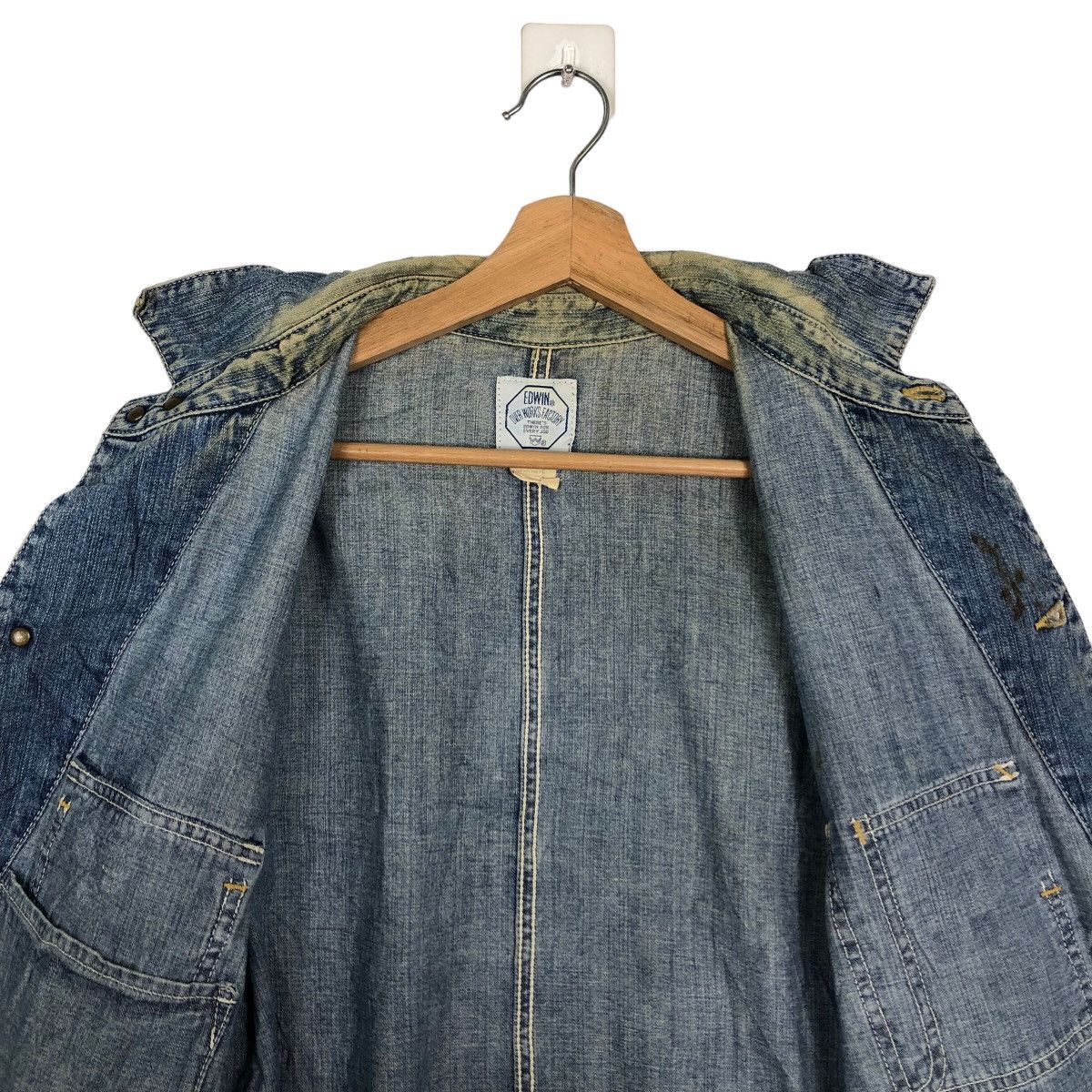 Toyo Enterprises 🔥90’s Chore Jacket Edwin Over Works Factory Toyo Enterprise Size US L / EU 52-54 / 3 - 11 Thumbnail