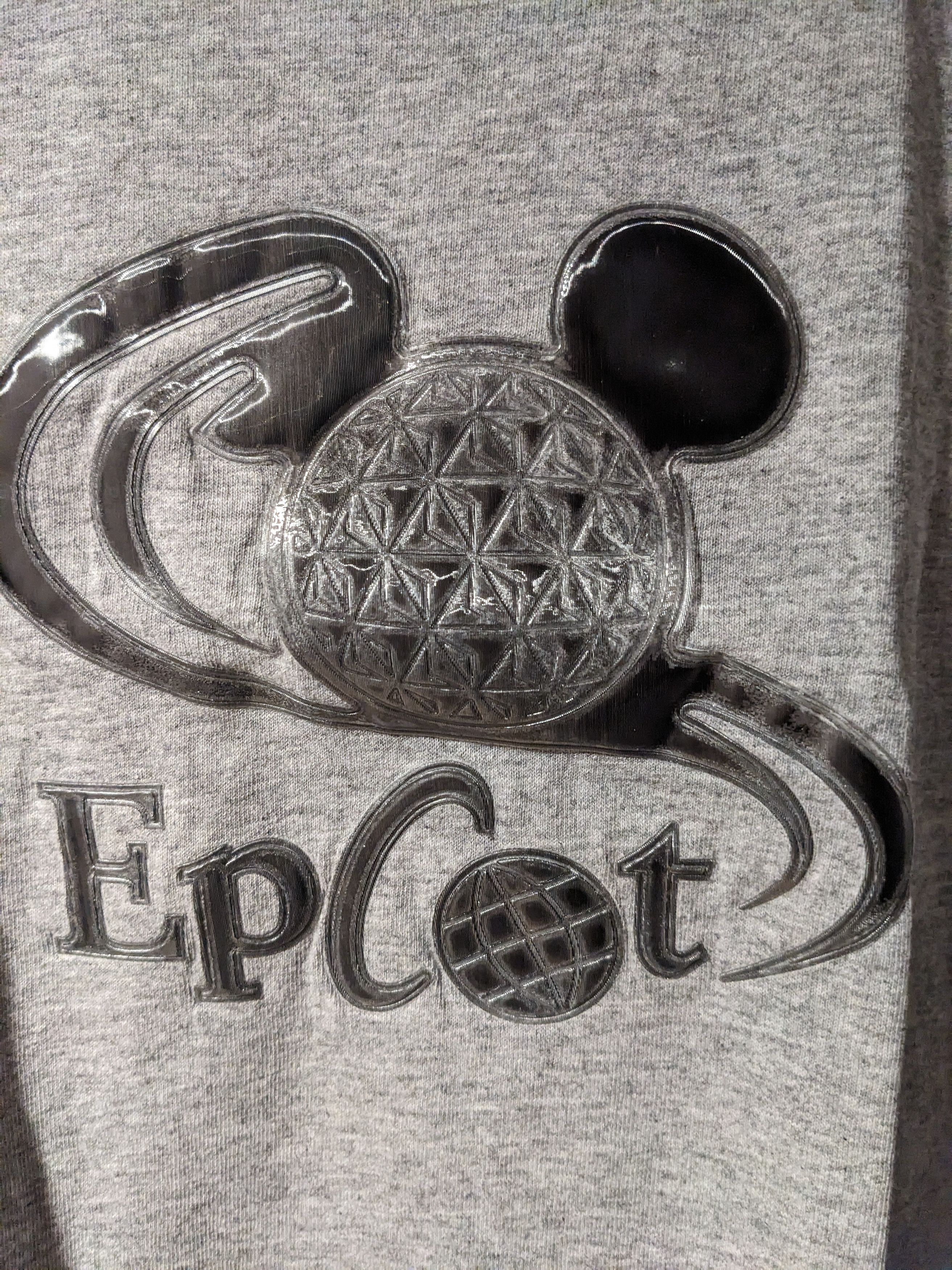 Disney × Mickey Mouse × Vintage Vintage 90s Disney World Epcot Center Mickey Ringer T-Shirt Size US M / EU 48-50 / 2 - 2 Thumbnail