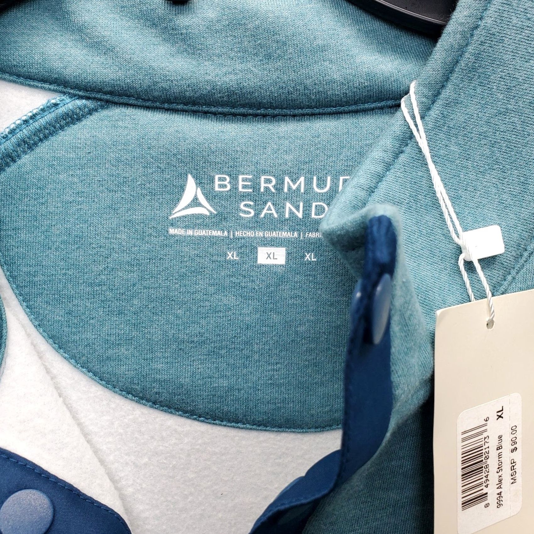 Vintage Bermuda Sands Golf Sweatshirt Mens XL Green Fleece Renaissance Country Club Logo Size US XL / EU 56 / 4 - 7 Thumbnail