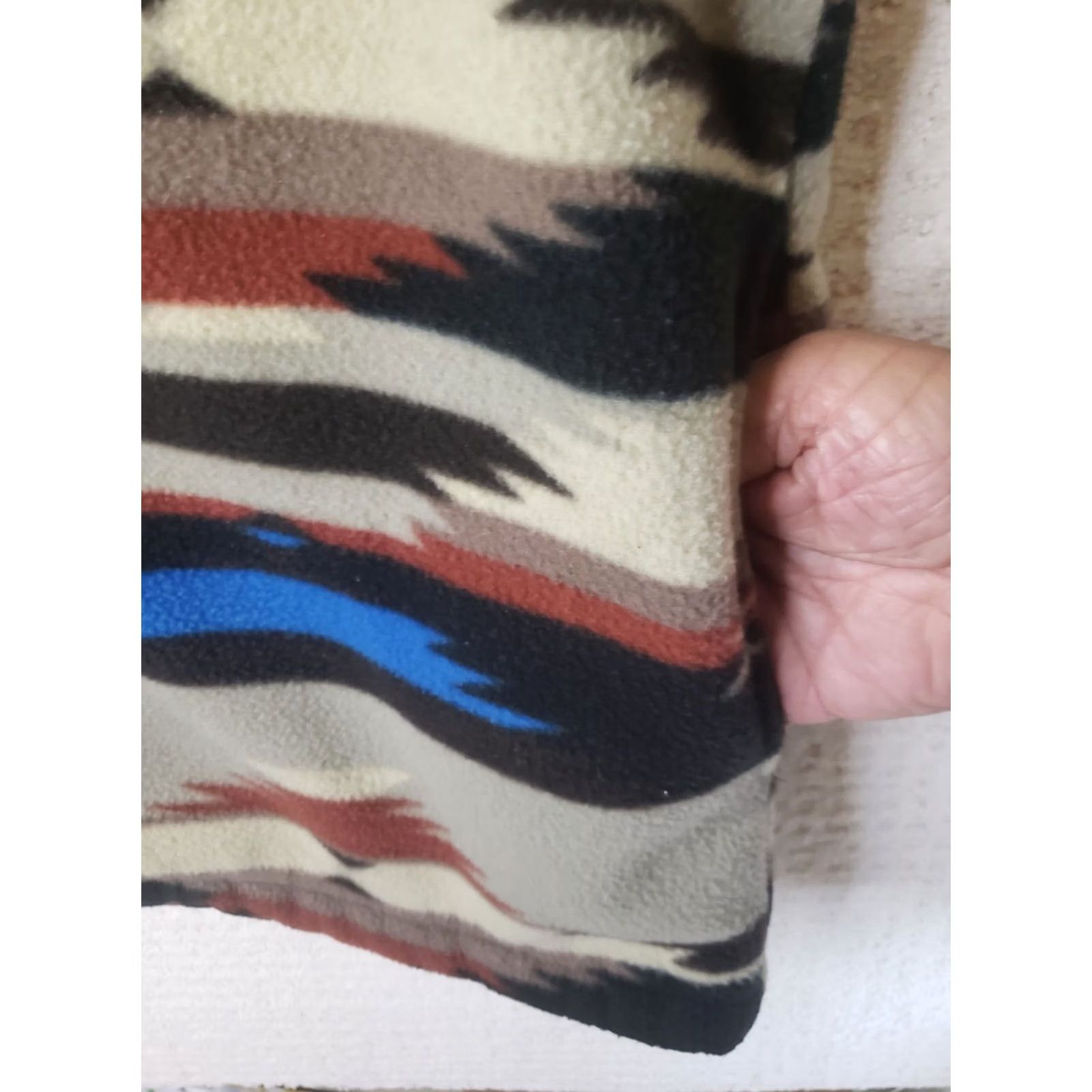 Vintage Guide Gear Navajo Aztec Western Vest Sherpa Lined Zip Men's XL USA Size US XL / EU 56 / 4 - 5 Thumbnail