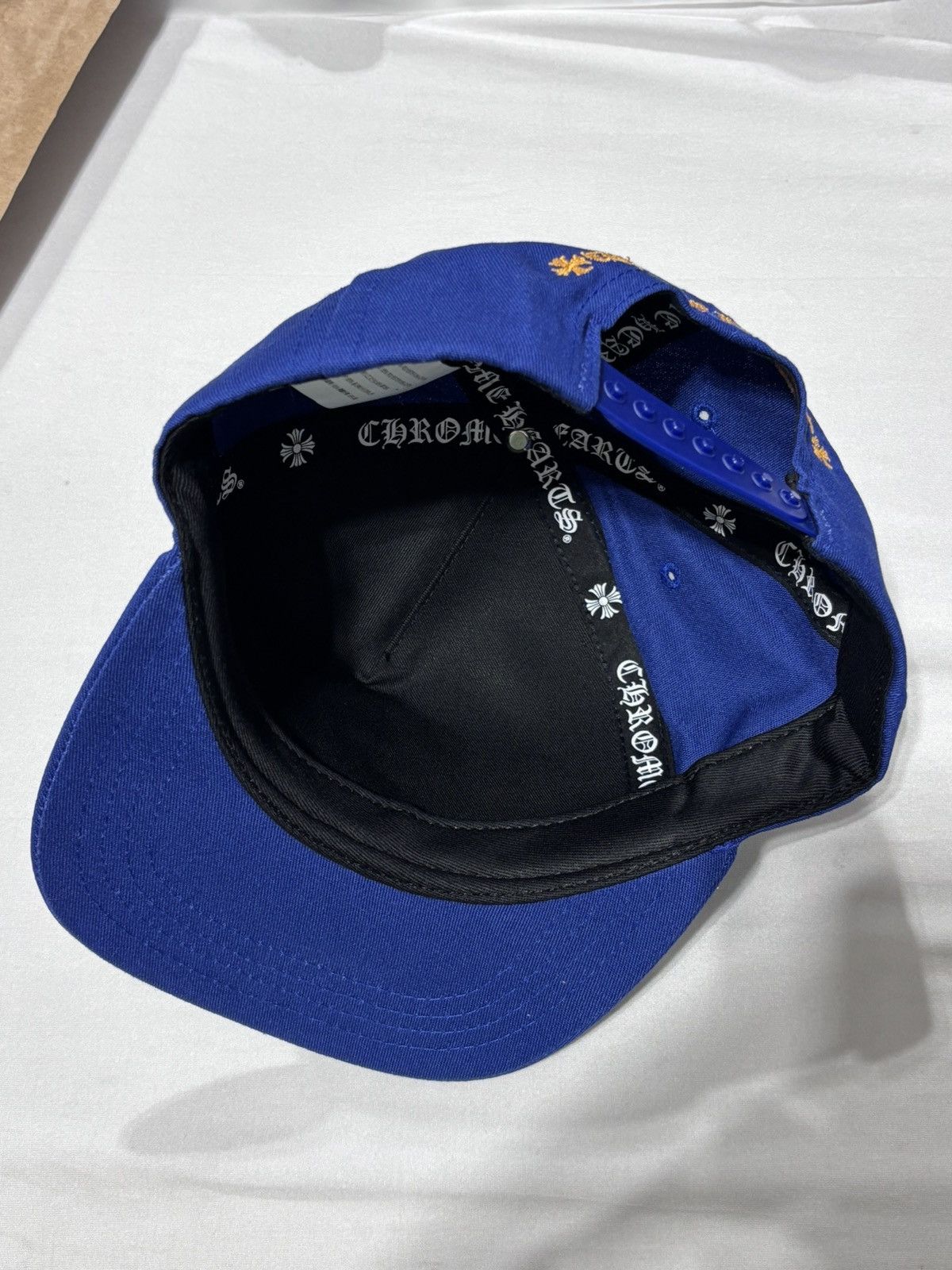 Chrome Hearts Chrome Hearts CH Baseball Blue Hat Size ONE SIZE - 4 Thumbnail