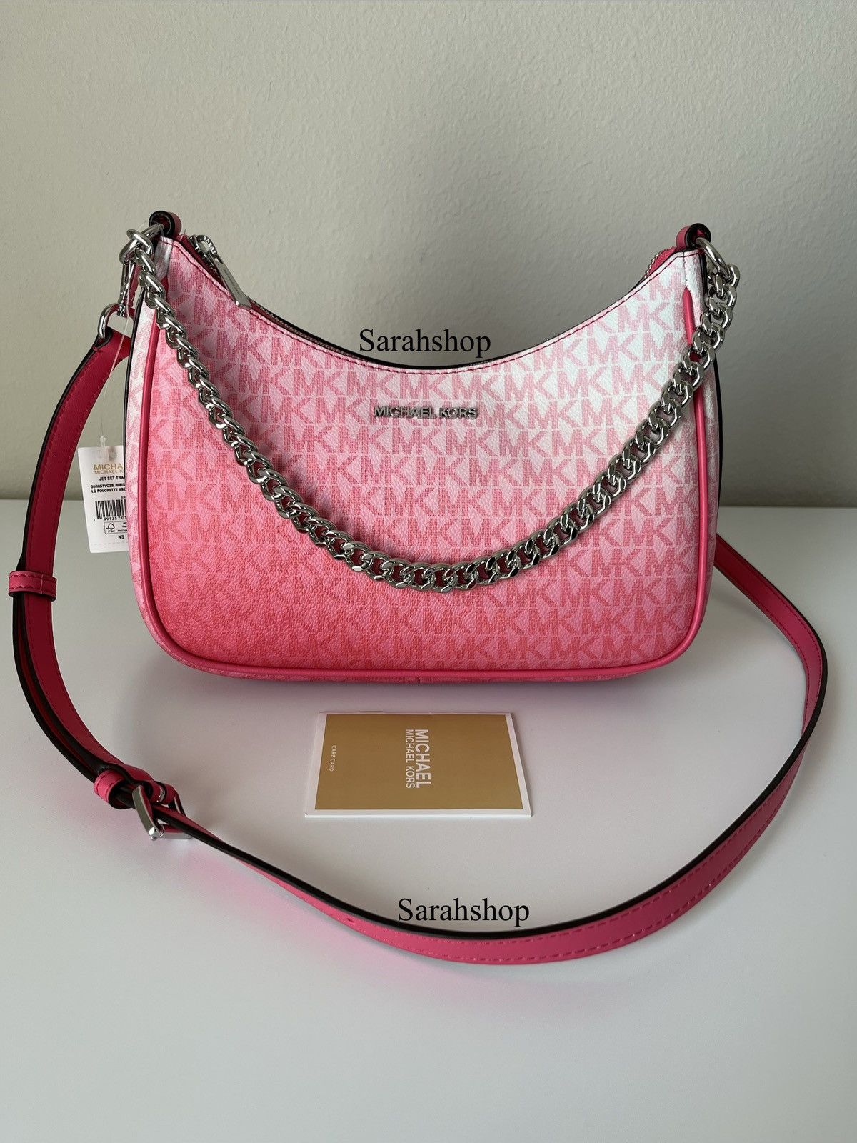 Michael Kors Michael Kors Jet Set Travel Large Pouchette Crossbody Size ONE SIZE - 2 Thumbnail