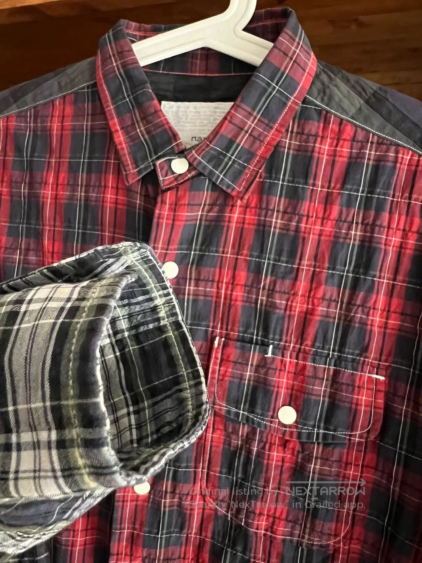 Nanamica Nanamica Checkered Patchwork Shirt Jacket. Size US S / EU 44-46 / 1 - 6 Thumbnail