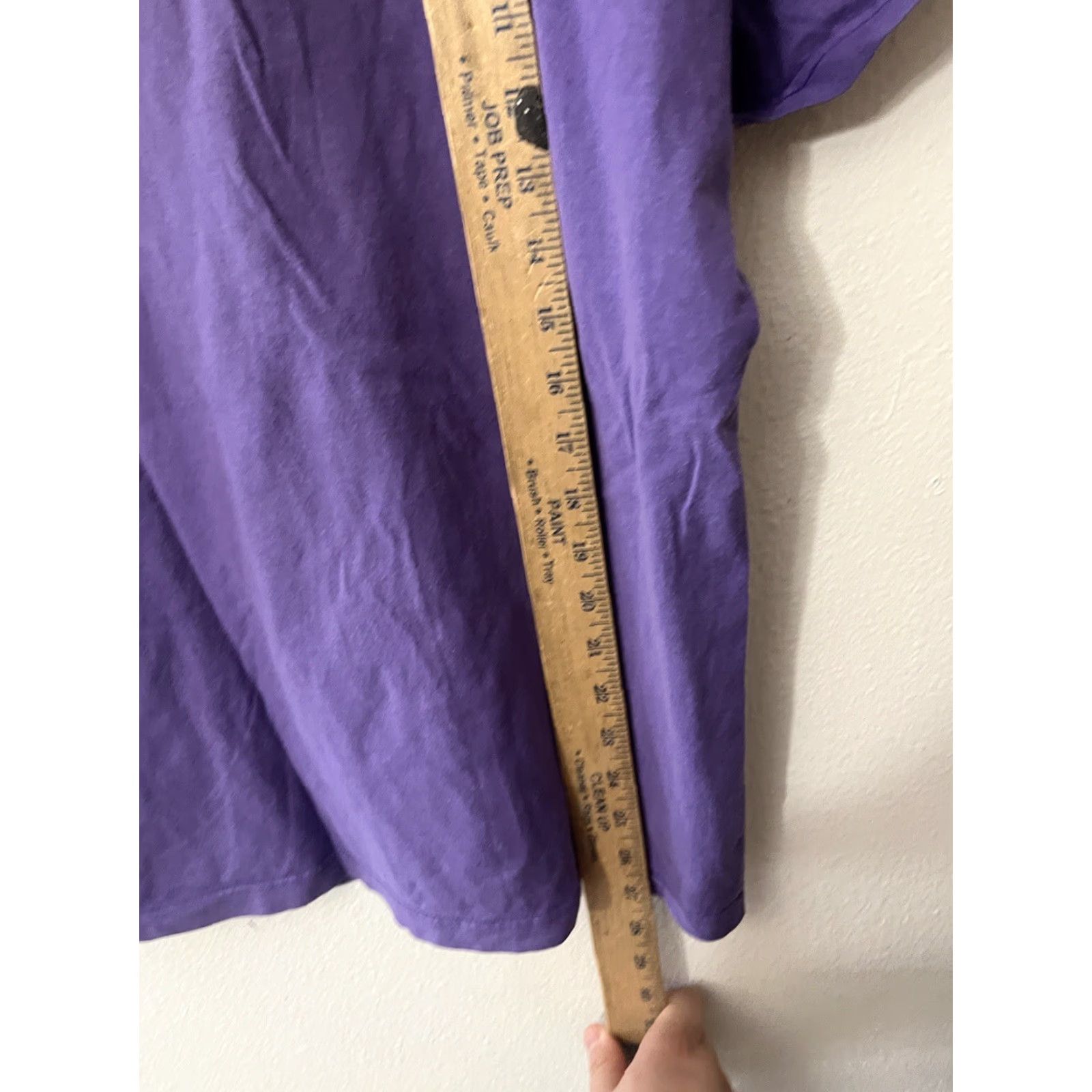 Nike VINTAGE Nike Shirt Mens Just Do It Logo T-Shirt Purple Medium Distres? Size US M / EU 48-50 / 2 - 4 Thumbnail