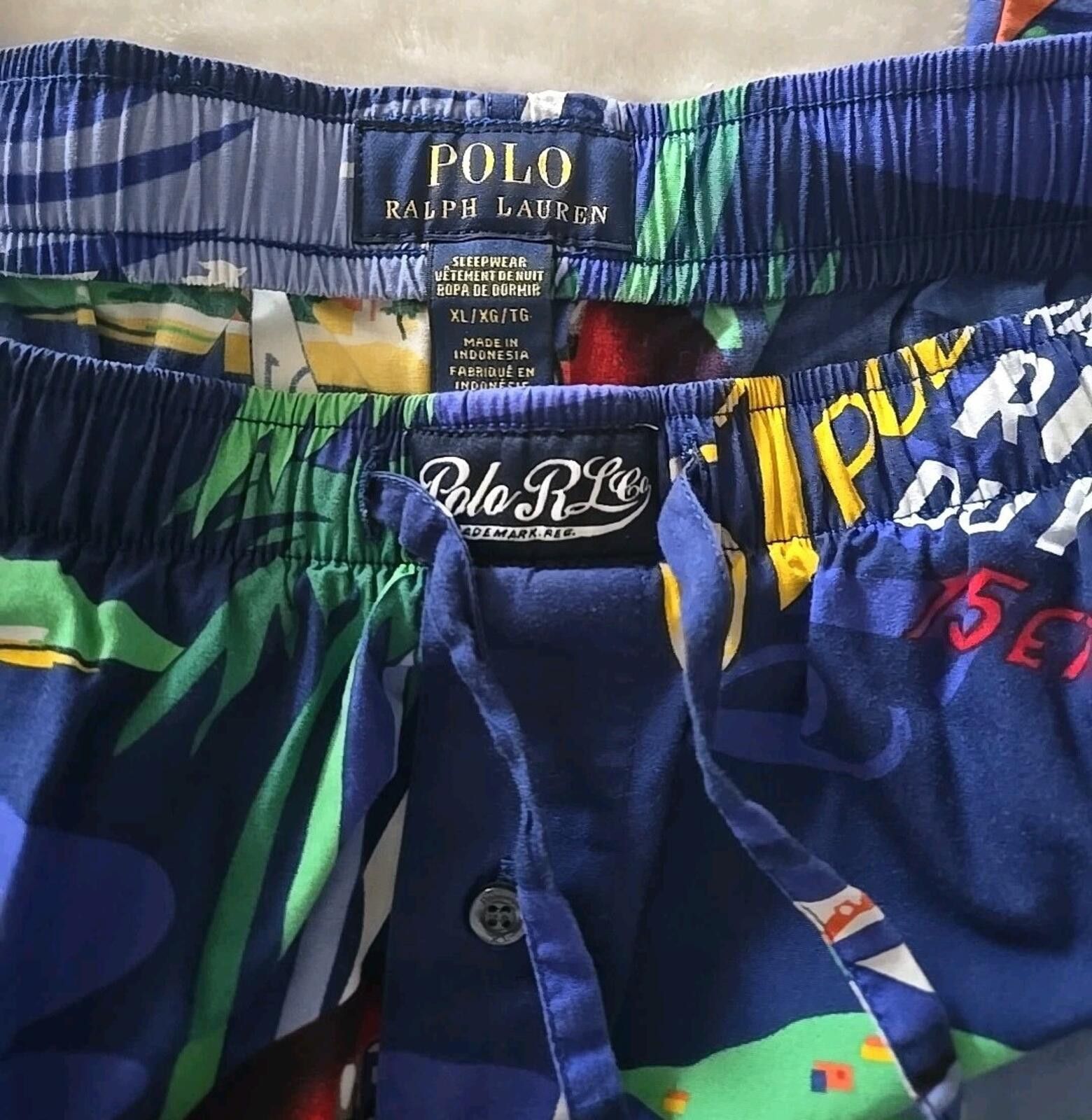 Polo Ralph Lauren Polo Ralph Lauren Lounge Sleep Pants XL Riviera Racing Size ONE SIZE - 2 Thumbnail