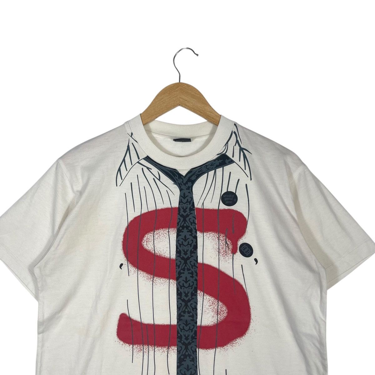 Number (N)ine Number (N)ine Takahiro Miyashita Trompe-l’œil Tie Graphic Size US S / EU 44-46 / 1 - 2 Thumbnail