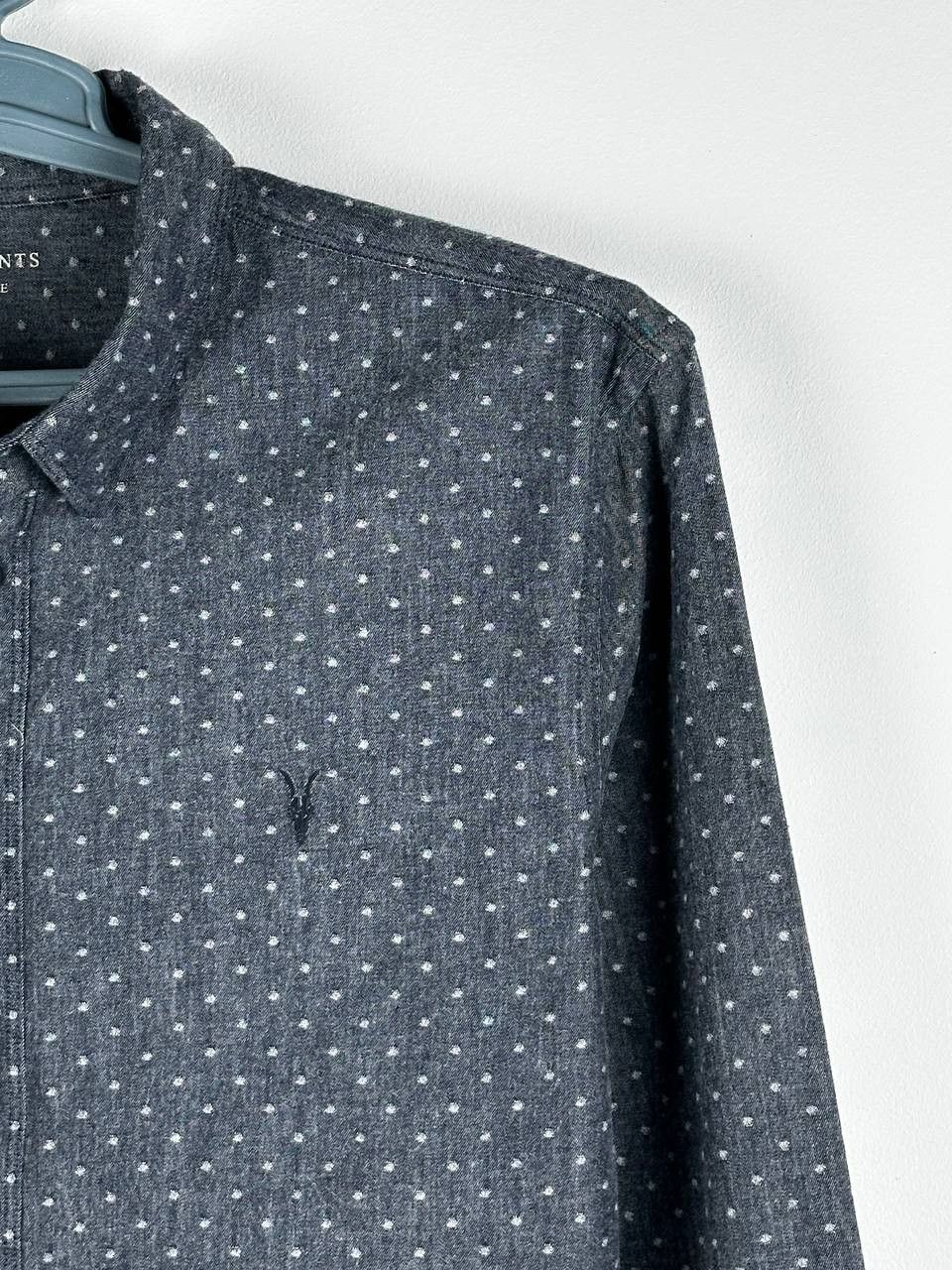 Allsaints Allsaints Dots Print Shirt Casual Formal Size XL Size US XL / EU 56 / 4 - 4 Thumbnail