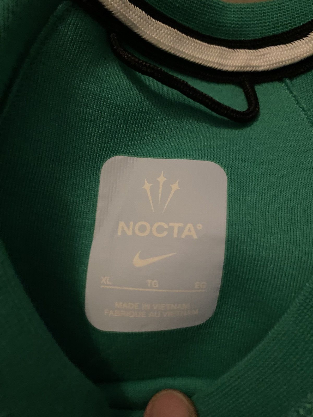NOCTA × Nike Drake Nike x NOCTA Tech Fleece Crew Stadium Green/Sail Size US XL / EU 56 / 4 - 2 Thumbnail
