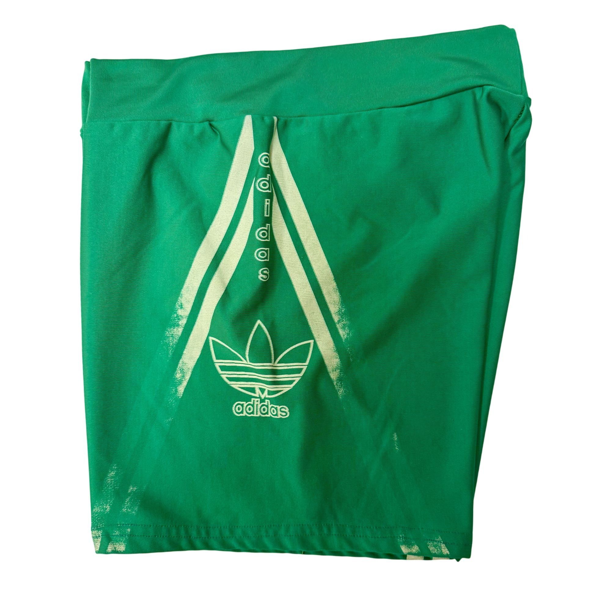 Adidas 80's Adidas SHINY Spandex Sprinter Workout SPELLOUT TREFOIL Size 25" / US 0 / IT 36 - 6 Thumbnail
