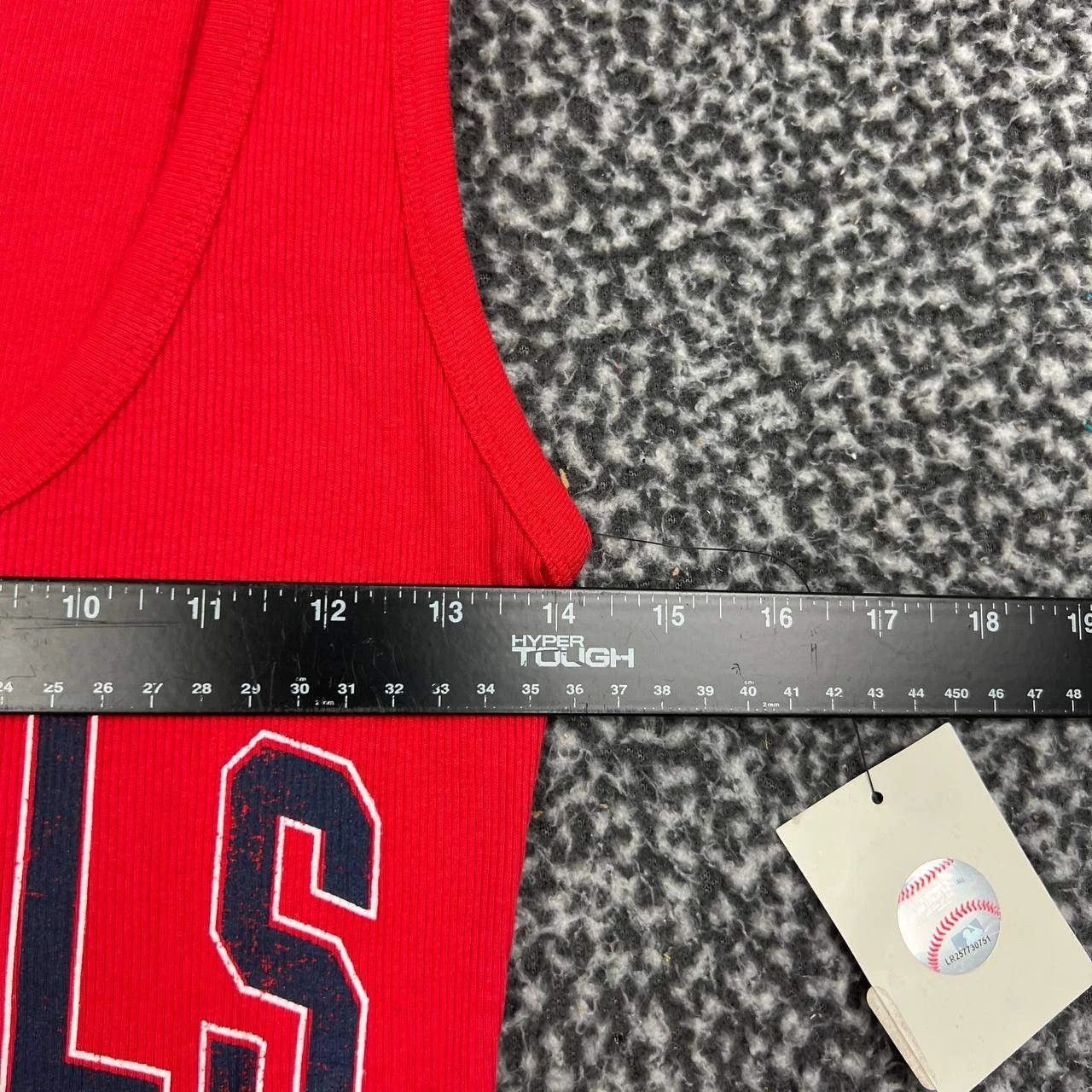 G-III Los Angeles LA Angels Shirt Women L Red Top Scoop Neck New Size L / US 10 / IT 46 - 5 Thumbnail