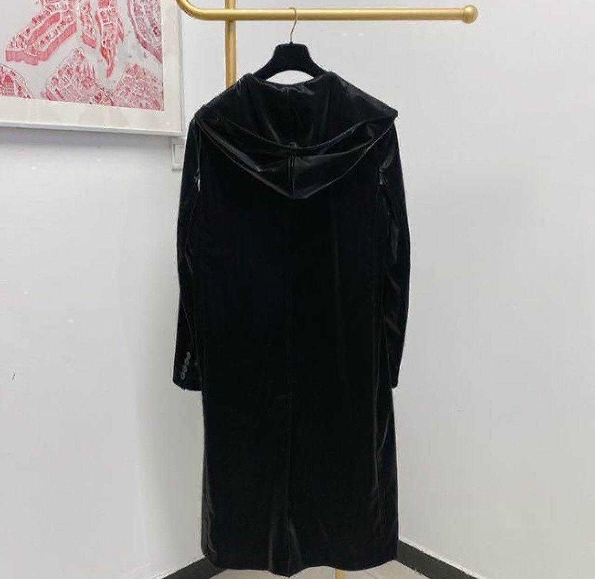Saint Laurent Paris Saint Laurent Paris Saint Laurent Velvet Overcoat 22FW-250 Size US M / EU 48-50 / 2 - 2 Thumbnail