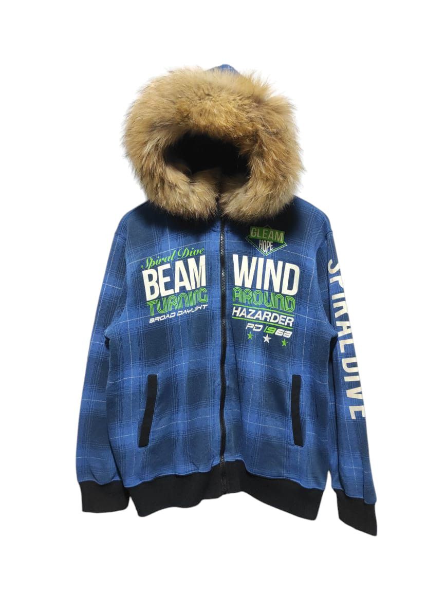 Hysteric Glamour Beaumere Plaid Zipper Fur Hoodie LGB i6w9 style Size US M / EU 48-50 / 2 - 1 Thumbnail