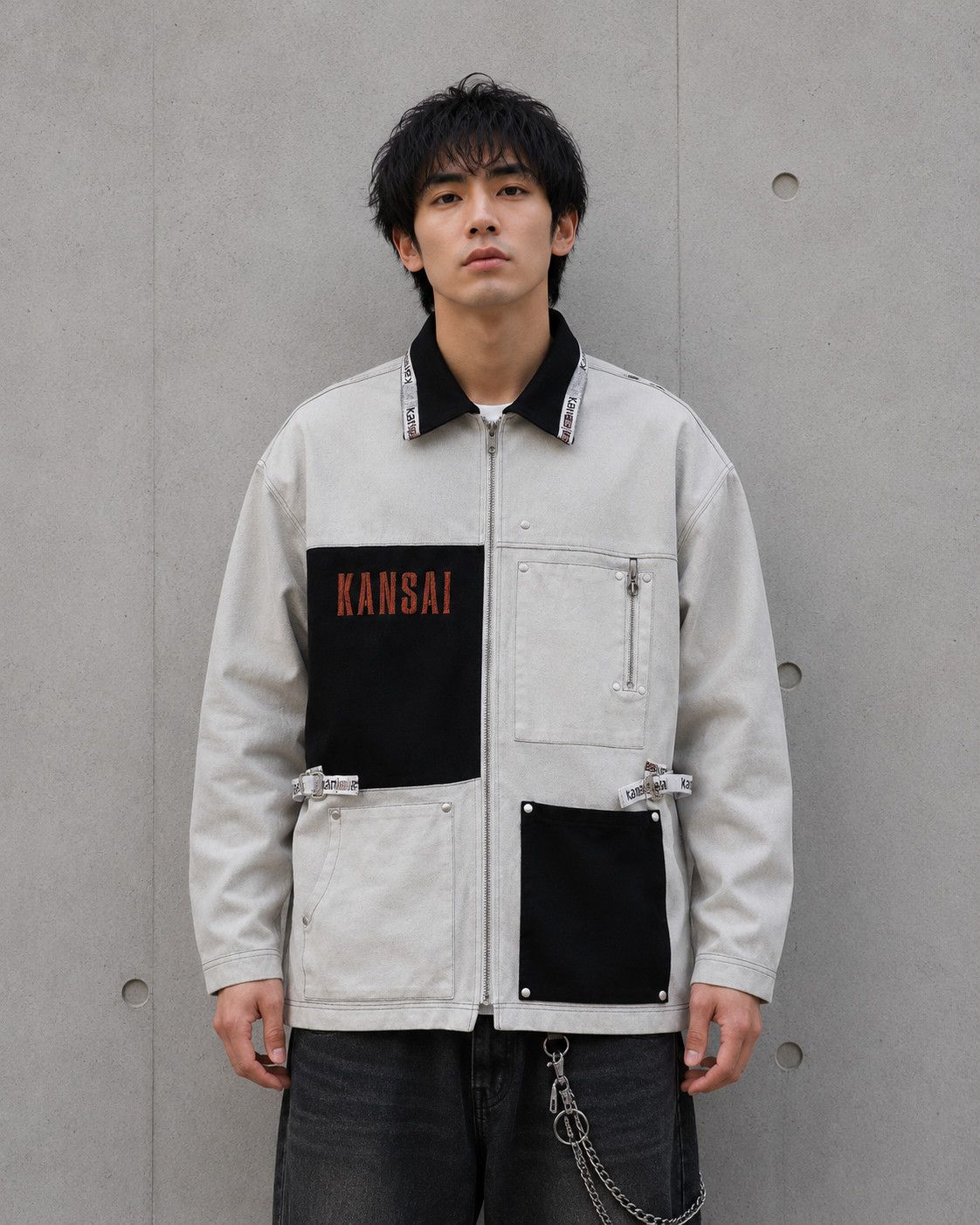 Kansai Yamamoto Vintage Kansai Yamamoto O2 Long Sleeve Dog Overprint Size US L / EU 52-54 / 3 - 1 Thumbnail