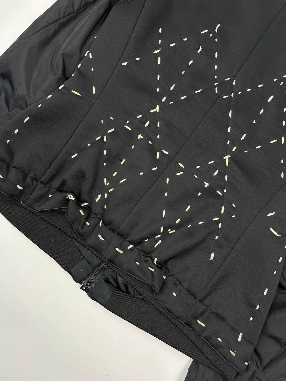 Marithe + Francois Girbaud Marithé Francois Girbaud Black White Stitched Sample Jacket Size L / US 10 / IT 46 - 7 Thumbnail