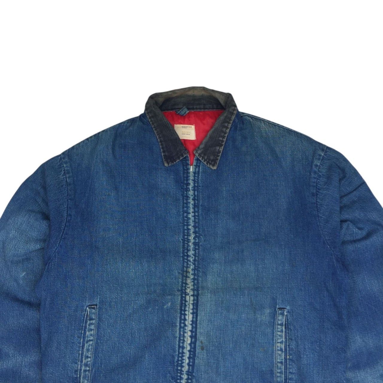 Big Mac Vintage 1950s Penneys Big Mac Denim Worker Jacket Size US L / EU 52-54 / 3 - 2 Thumbnail