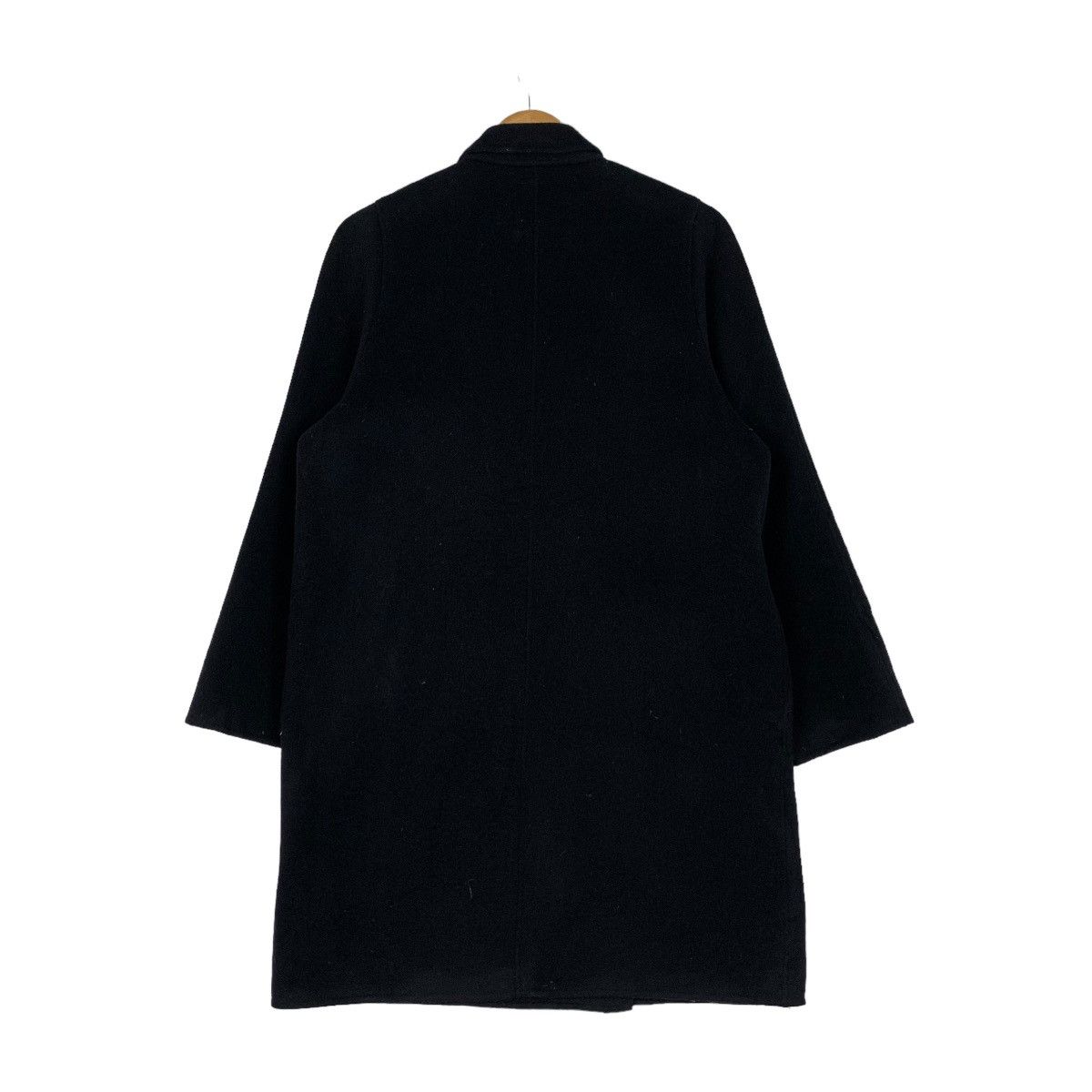 Handmade JEAN VELKONE Hand Made Cashmere & Wool Coat #1074-C49 Size L / US 10 / IT 46 - 7 Thumbnail