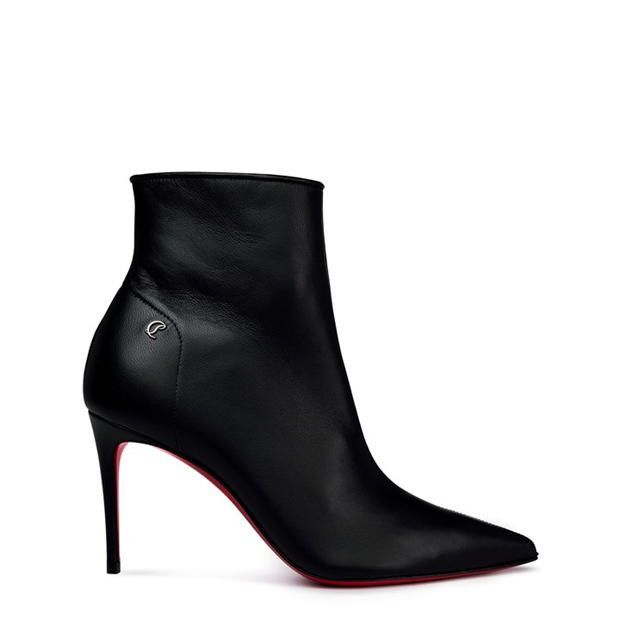Christian Louboutin Sporty Kate 85mm Leather Ankle Boots Size US 7 / IT 37 - 1 Thumbnail