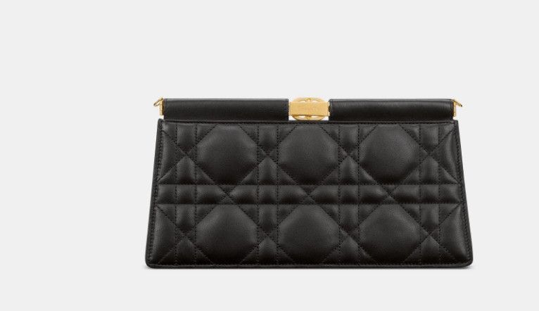 Dior o1w1db11124 Size: OS / Caro Colle Noire Clutch in Black Size ONE SIZE - 5 Thumbnail