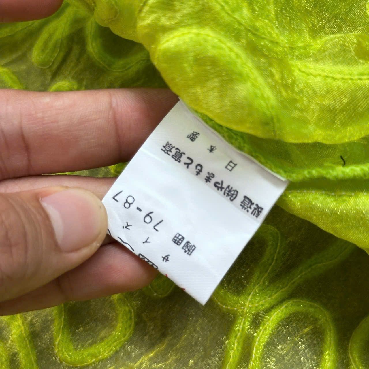Japanese Brand × Kansai Yamamoto 1970s Kansai Yamamoto Open Front Embroidered Mesh Kimono Size ONE SIZE - 8 Thumbnail