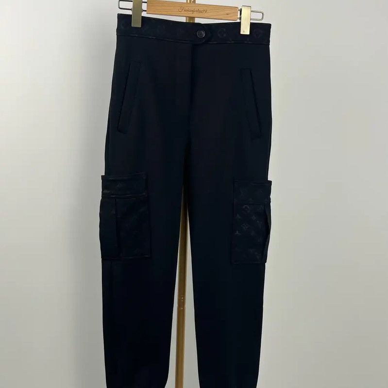 Louis Vuitton Louis Vuitton Black XXS Casual Pants 0089 Size 22" - 1 Thumbnail