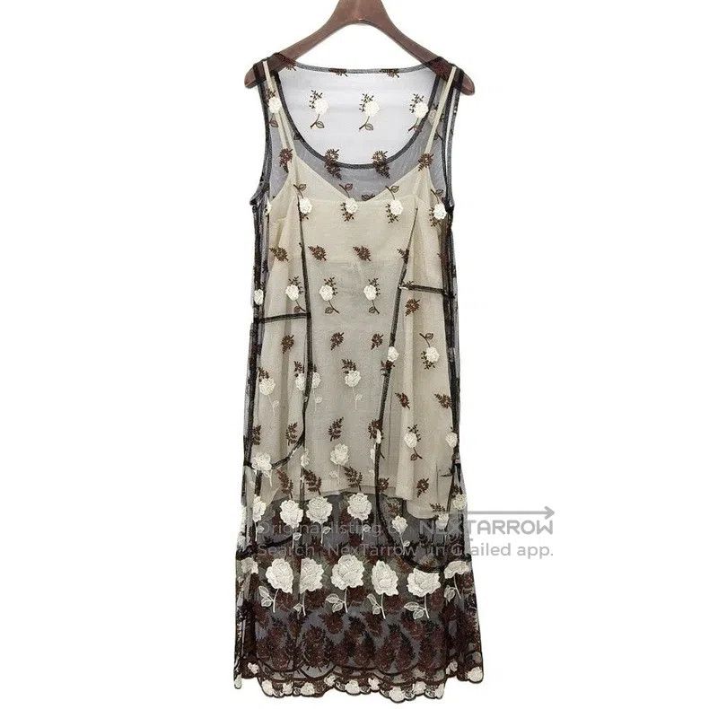 Comme des Garcons Comme Des Garcons Rose flower dress Size S / US 4 / IT 40 - 1 Thumbnail