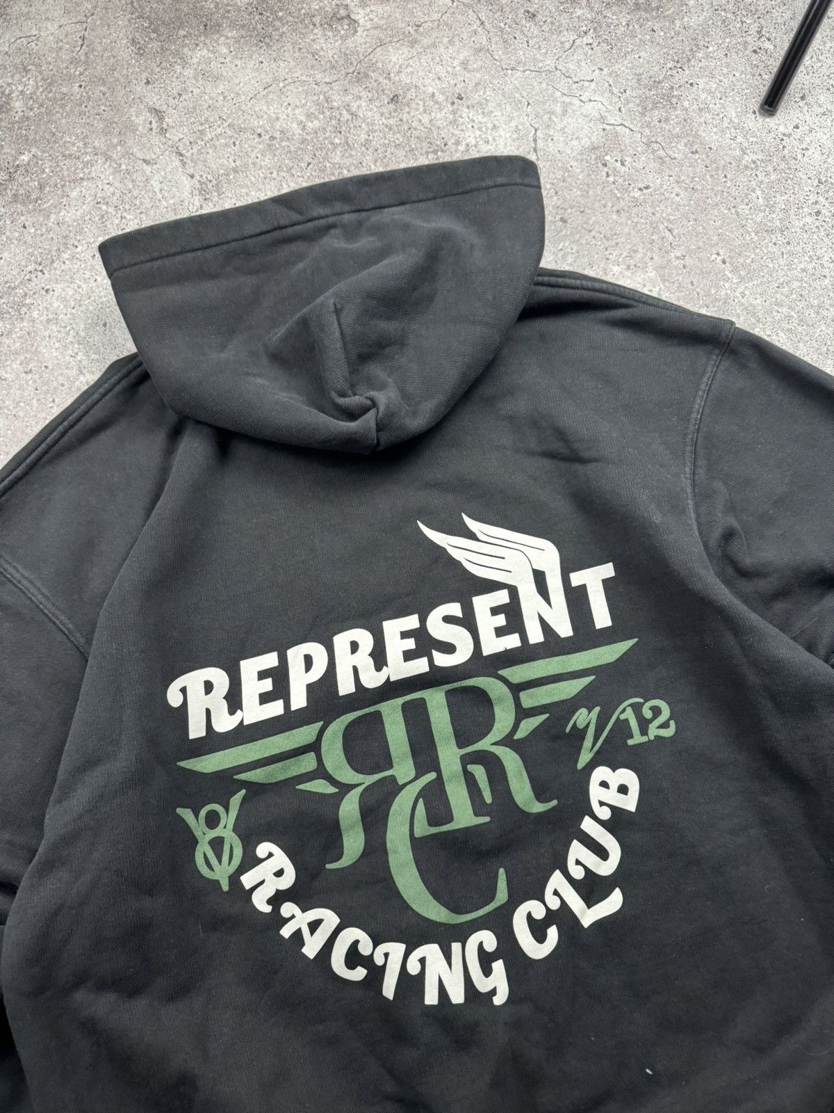 Represent Clo. Represent Owners Racing Club Faded Boxy Hoodie Y2K Size US M / EU 48-50 / 2 - 4 Thumbnail