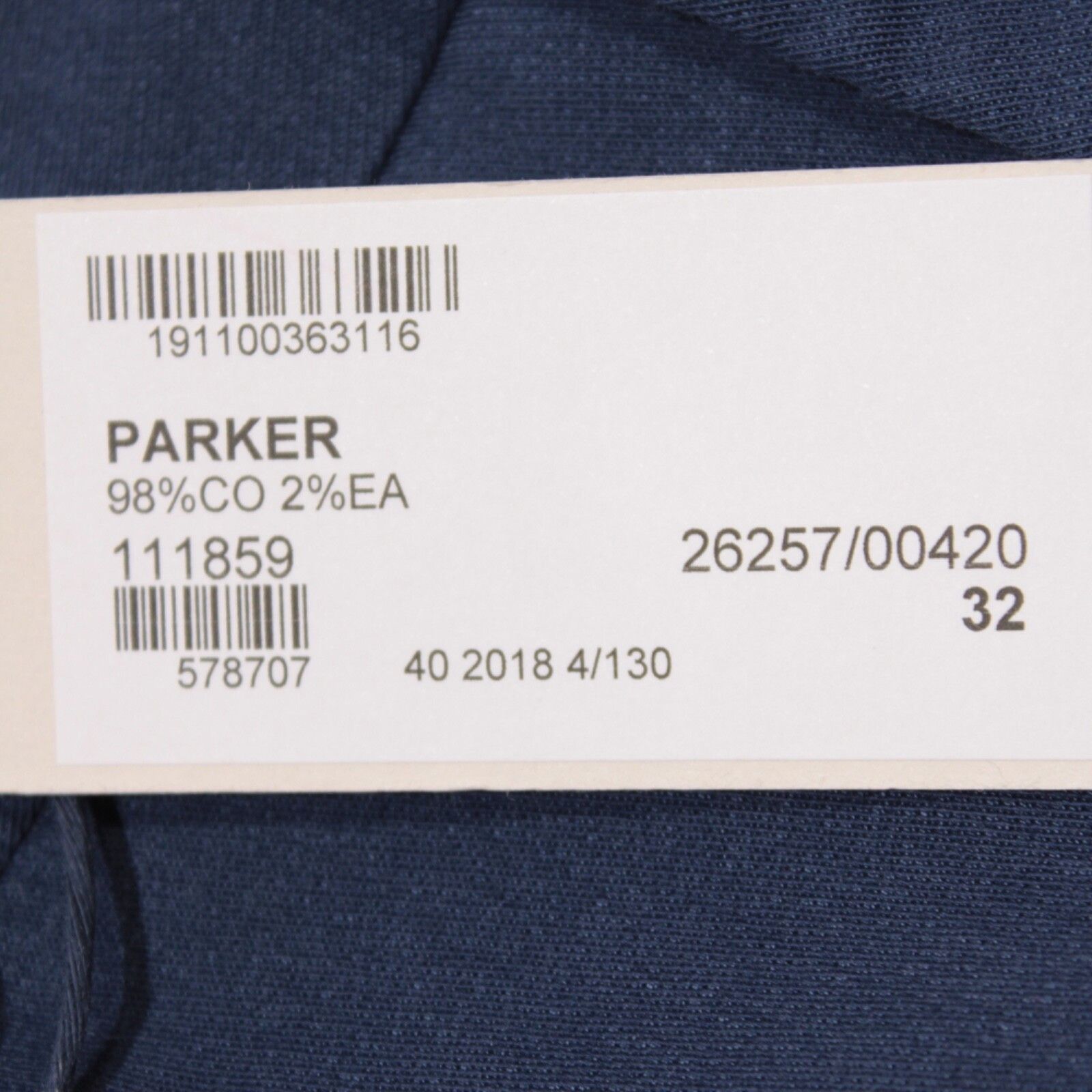Zanella Zanella New with tags Chino Size 32 US In Blue Size US 32 / EU 48 - 4 Thumbnail