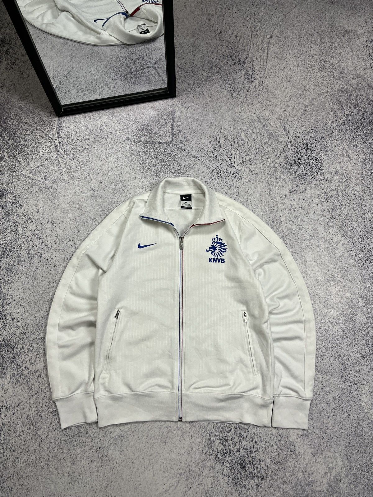 Nike × Vintage Nike Netherlands 2012 World Cup Football Track Jacket KNVB Size US M / EU 48-50 / 2 - 1 Thumbnail