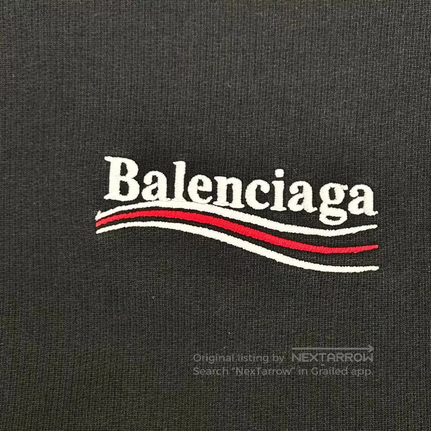 Balenciaga Gray Oversized Hoodie with Front Pocket. Size US M / EU 48-50 / 2 - 8 Thumbnail