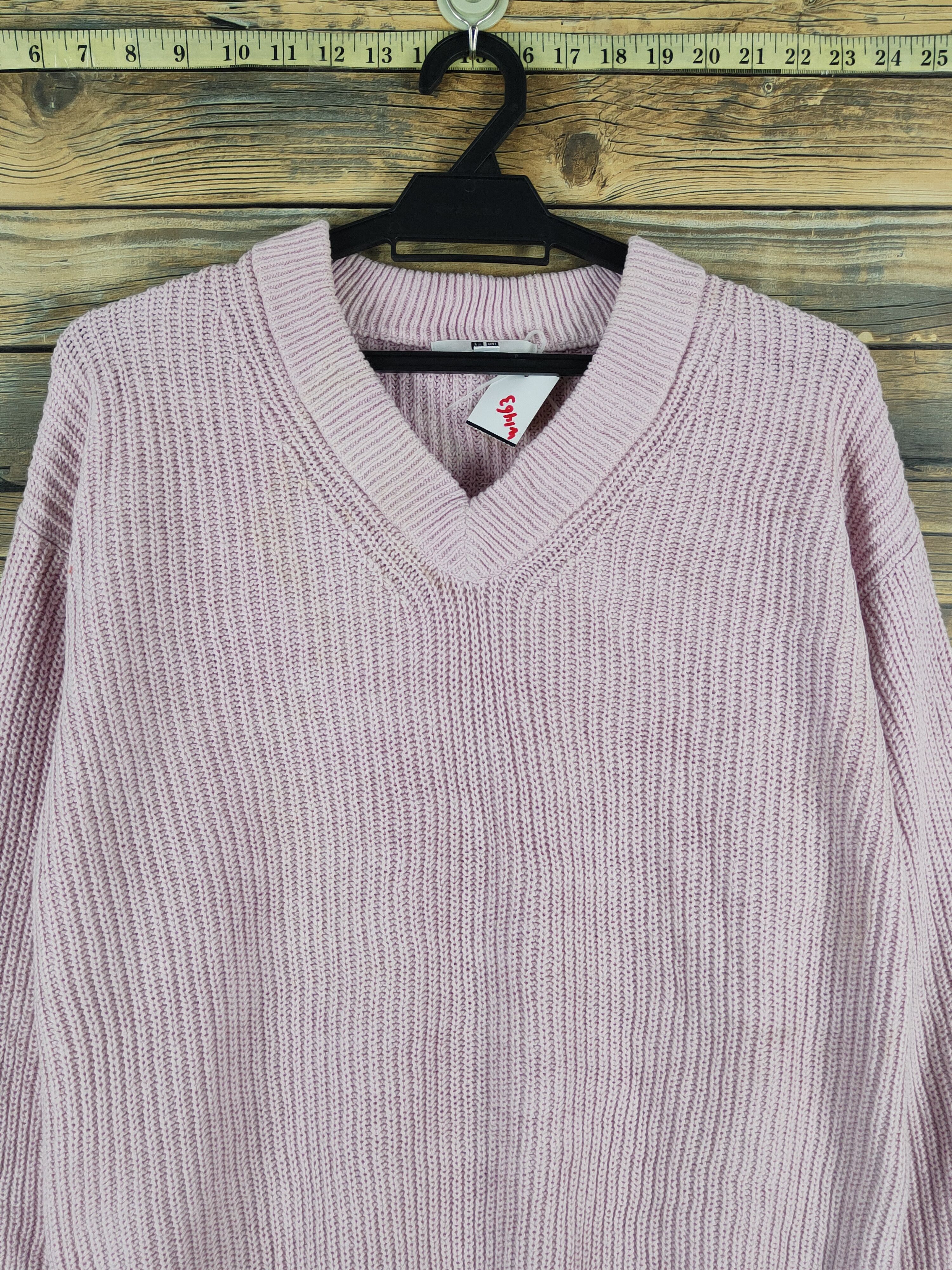 Vintage Uniqlo Light Purple Knitwear Sweatshirts #W1463 Size S / US 4 / IT 40 - 2 Thumbnail