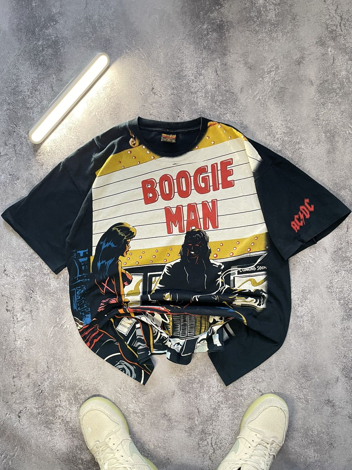 Vintage Vintage AC/DC Boogie Man 1995 rare 90s full printed | Grailed