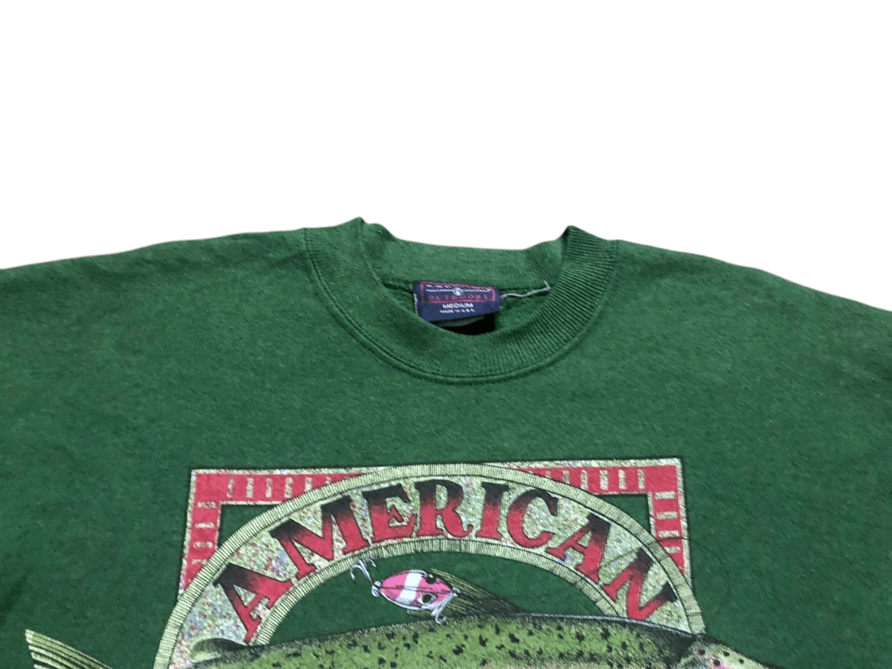 Coleman Vintage 90s Coleman "American Angler" Crewneck Sweatshirt Size US M / EU 48-50 / 2 - 3 Thumbnail