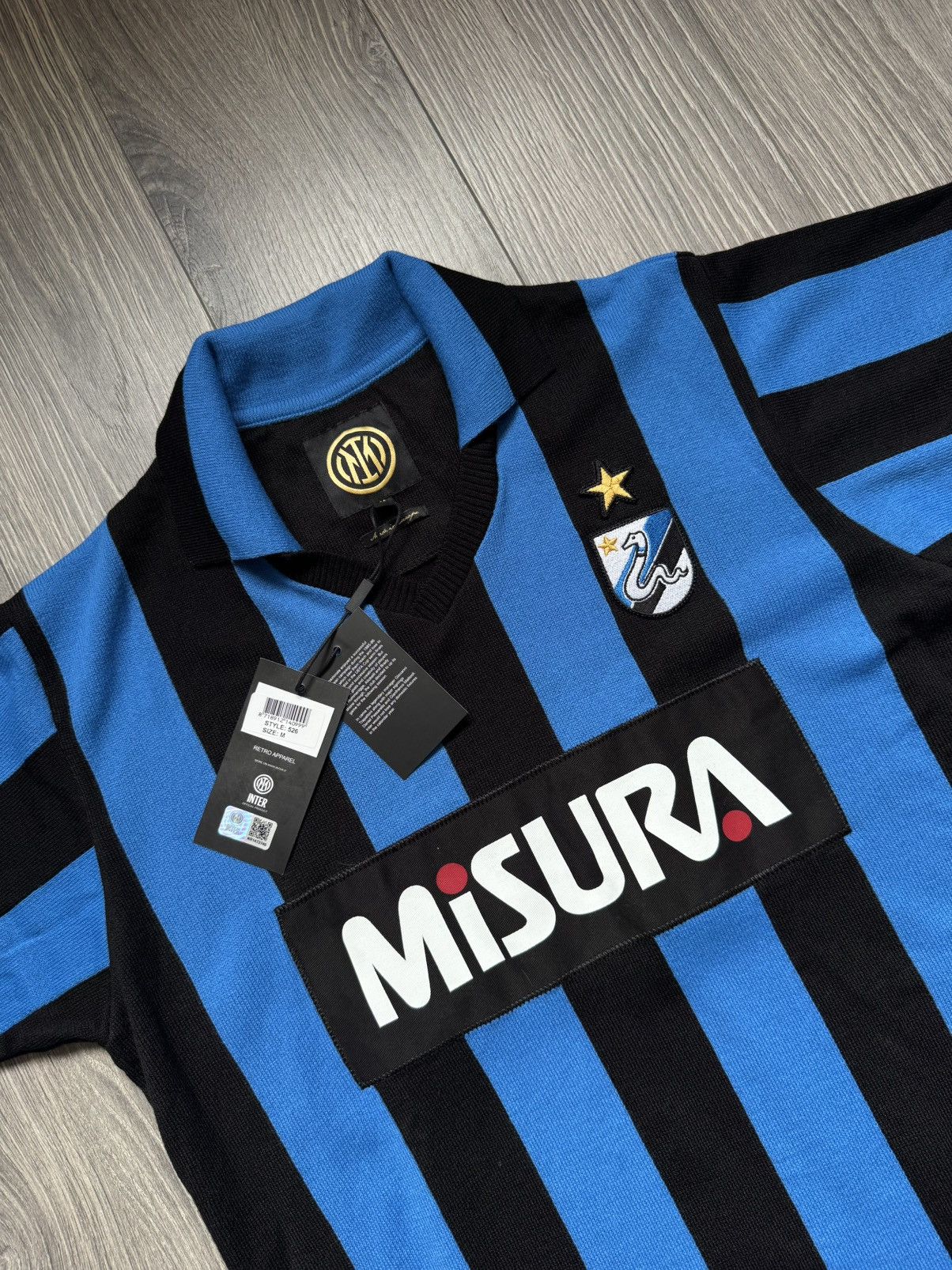 Vintage Inter Milan Home football shirt Soccer Jersey Replica Size US M / EU 48-50 / 2 - 7 Thumbnail
