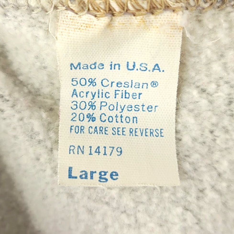 Vintage VINTAGE Alcatraz Sweatshirt Mens Size M Gray 80s Piece Of The Rock USA Shirt Pullover Crew Neck Long Sleeve Cotton Blend Size US M / EU 48-50 / 2 - 6 Thumbnail
