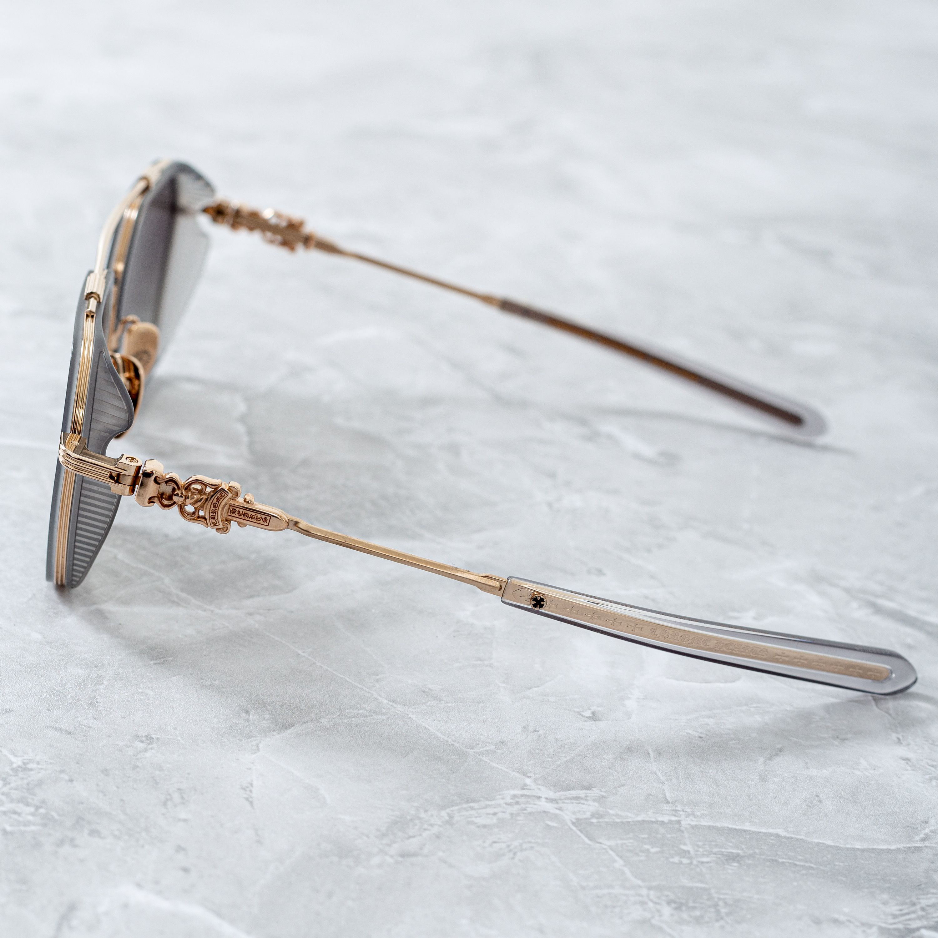 Chrome Hearts CHROME HEARTS HOTATION MATTE GRAPHITE/GOLD PLATED Size ONE SIZE - 5 Thumbnail